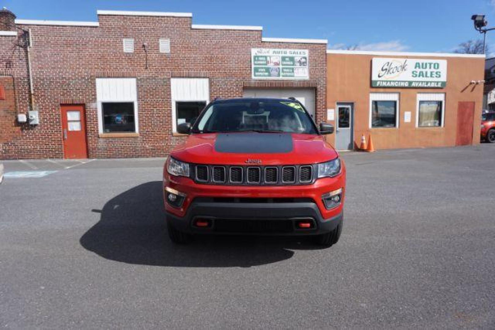 2020 Redline Pearl Coat/Black Clear Coat Jeep Compass Trailhawk 4WD (3C4NJDDB5LT) with an 2.4L L4 DOHC 16V engine, 9-Speed Automatic transmission, located at 312 Centre Ave, Schuylkill Haven, PA, 17972, (570) 593-5278, 40.638130, -76.177383 - HID headlamps - Photo#4