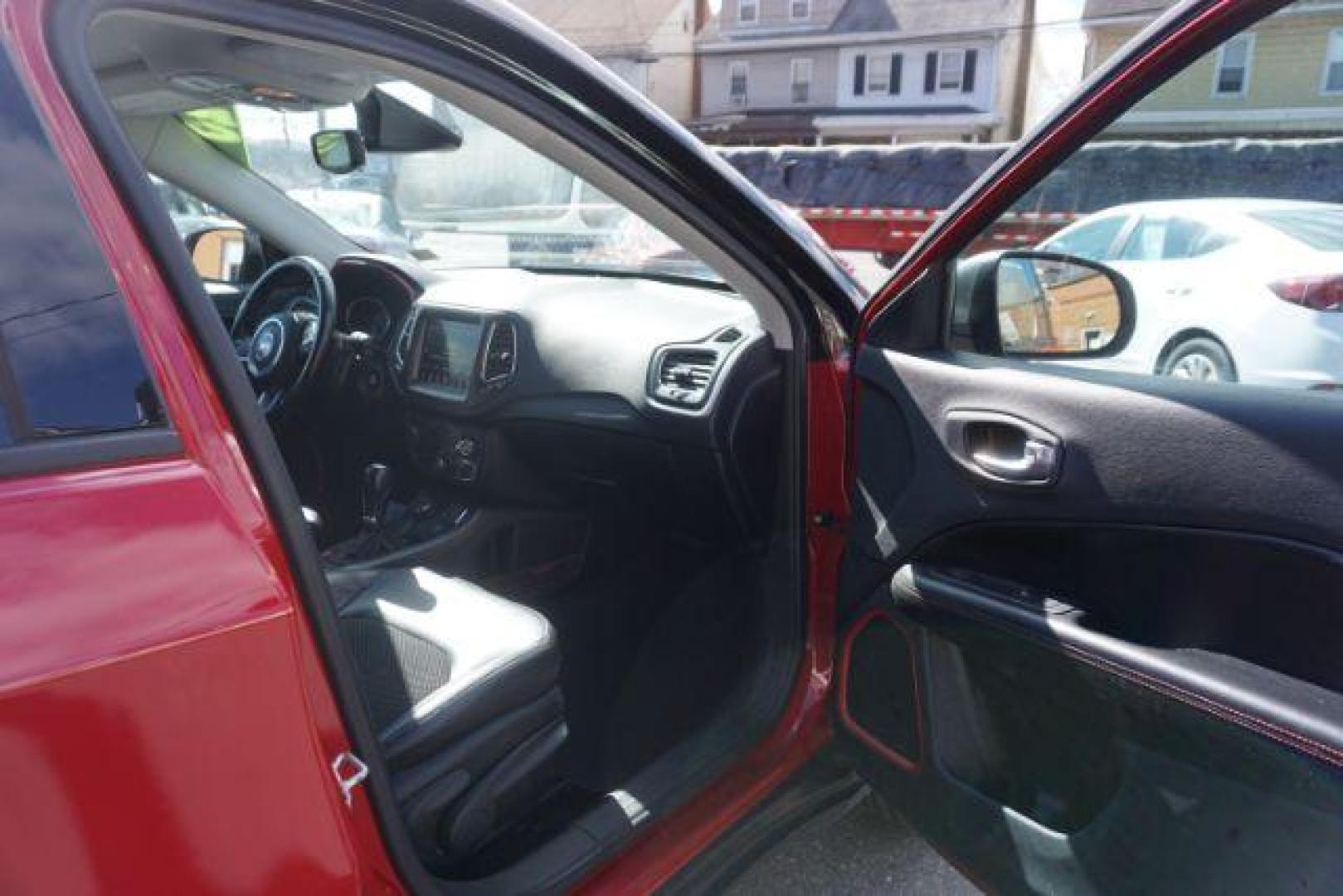 2020 Redline Pearl Coat/Black Clear Coat Jeep Compass Trailhawk 4WD (3C4NJDDB5LT) with an 2.4L L4 DOHC 16V engine, 9-Speed Automatic transmission, located at 312 Centre Ave, Schuylkill Haven, PA, 17972, (570) 593-5278, 40.638130, -76.177383 - HID headlamps - Photo#50