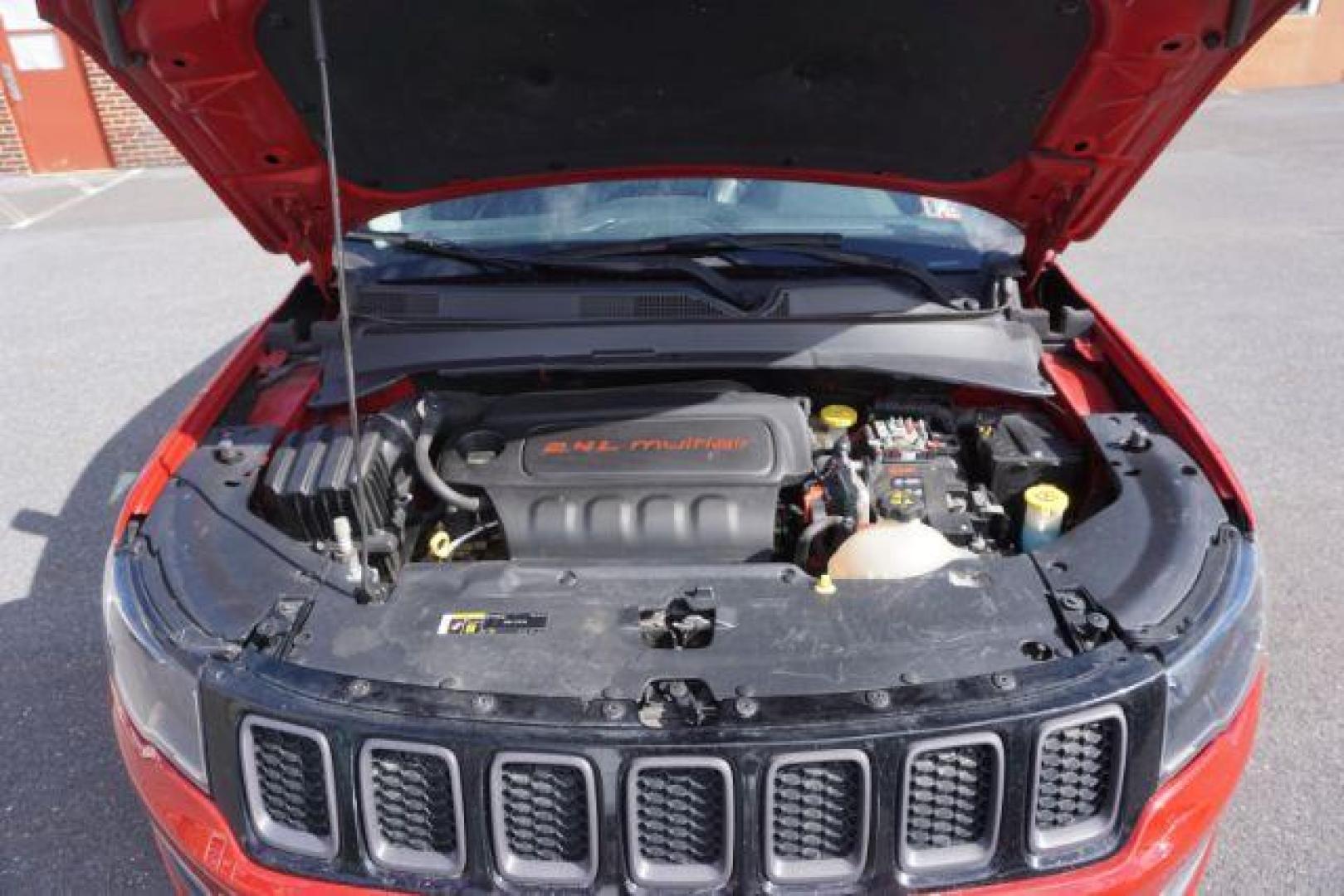 2020 Redline Pearl Coat/Black Clear Coat Jeep Compass Trailhawk 4WD (3C4NJDDB5LT) with an 2.4L L4 DOHC 16V engine, 9-Speed Automatic transmission, located at 312 Centre Ave, Schuylkill Haven, PA, 17972, (570) 593-5278, 40.638130, -76.177383 - HID headlamps - Photo#54