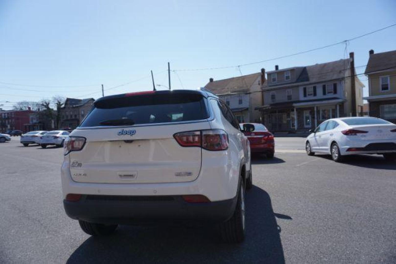 2018 White Clear Coat Jeep Compass Latitude 4WD (3C4NJDBB4JT) with an 2.4L L4 DOHC 16V engine, located at 312 Centre Ave, Schuylkill Haven, PA, 17972, (570) 593-5278, 40.638130, -76.177383 - collision avoidance, HID headlamps, luggage rack - Photo#13