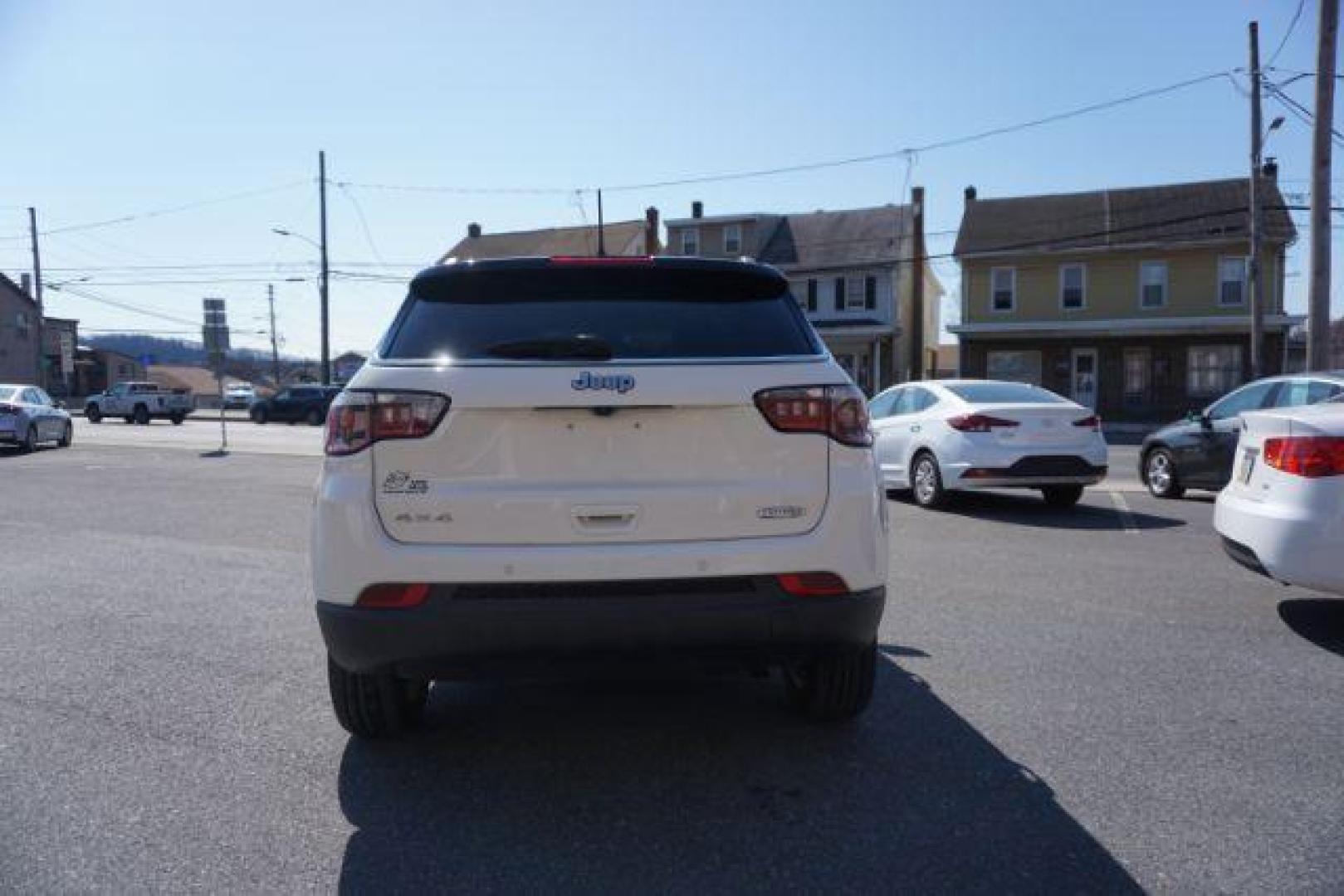 2018 White Clear Coat Jeep Compass Latitude 4WD (3C4NJDBB4JT) with an 2.4L L4 DOHC 16V engine, located at 312 Centre Ave, Schuylkill Haven, PA, 17972, (570) 593-5278, 40.638130, -76.177383 - collision avoidance, HID headlamps, luggage rack - Photo#14