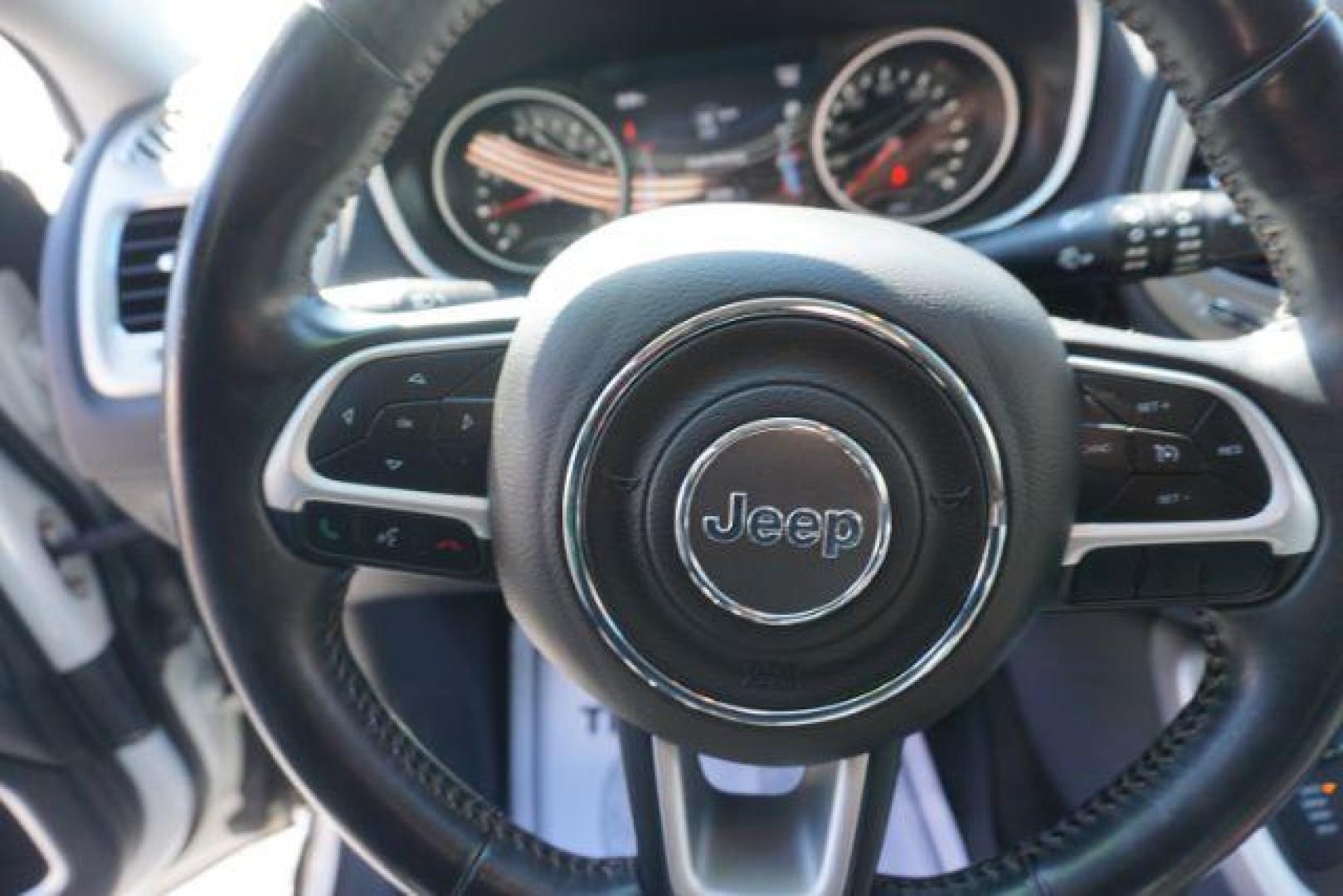 2018 White Clear Coat Jeep Compass Latitude 4WD (3C4NJDBB4JT) with an 2.4L L4 DOHC 16V engine, located at 312 Centre Ave, Schuylkill Haven, PA, 17972, (570) 593-5278, 40.638130, -76.177383 - collision avoidance, HID headlamps, luggage rack - Photo#26