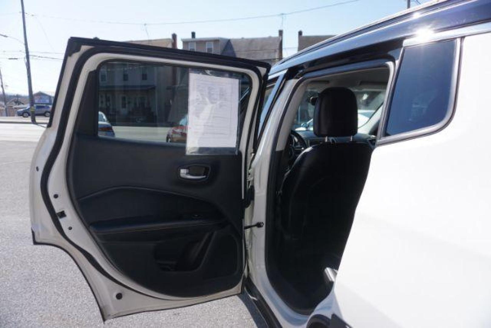 2018 White Clear Coat Jeep Compass Latitude 4WD (3C4NJDBB4JT) with an 2.4L L4 DOHC 16V engine, located at 312 Centre Ave, Schuylkill Haven, PA, 17972, (570) 593-5278, 40.638130, -76.177383 - collision avoidance, HID headlamps, luggage rack - Photo#32