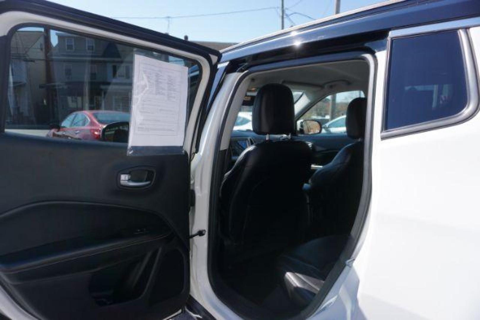 2018 White Clear Coat Jeep Compass Latitude 4WD (3C4NJDBB4JT) with an 2.4L L4 DOHC 16V engine, located at 312 Centre Ave, Schuylkill Haven, PA, 17972, (570) 593-5278, 40.638130, -76.177383 - collision avoidance, HID headlamps, luggage rack - Photo#34