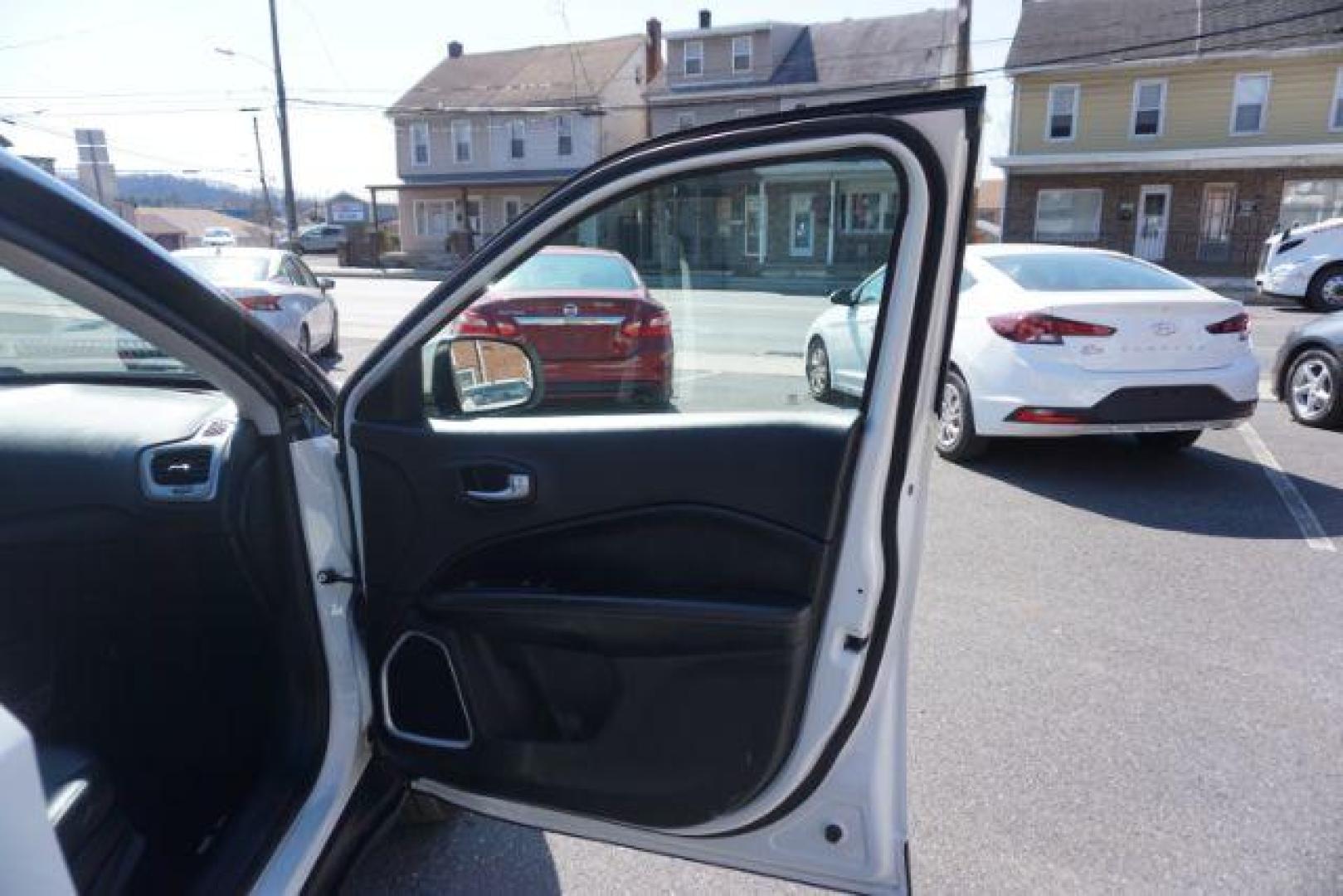 2018 White Clear Coat Jeep Compass Latitude 4WD (3C4NJDBB4JT) with an 2.4L L4 DOHC 16V engine, located at 312 Centre Ave, Schuylkill Haven, PA, 17972, (570) 593-5278, 40.638130, -76.177383 - collision avoidance, HID headlamps, luggage rack - Photo#51