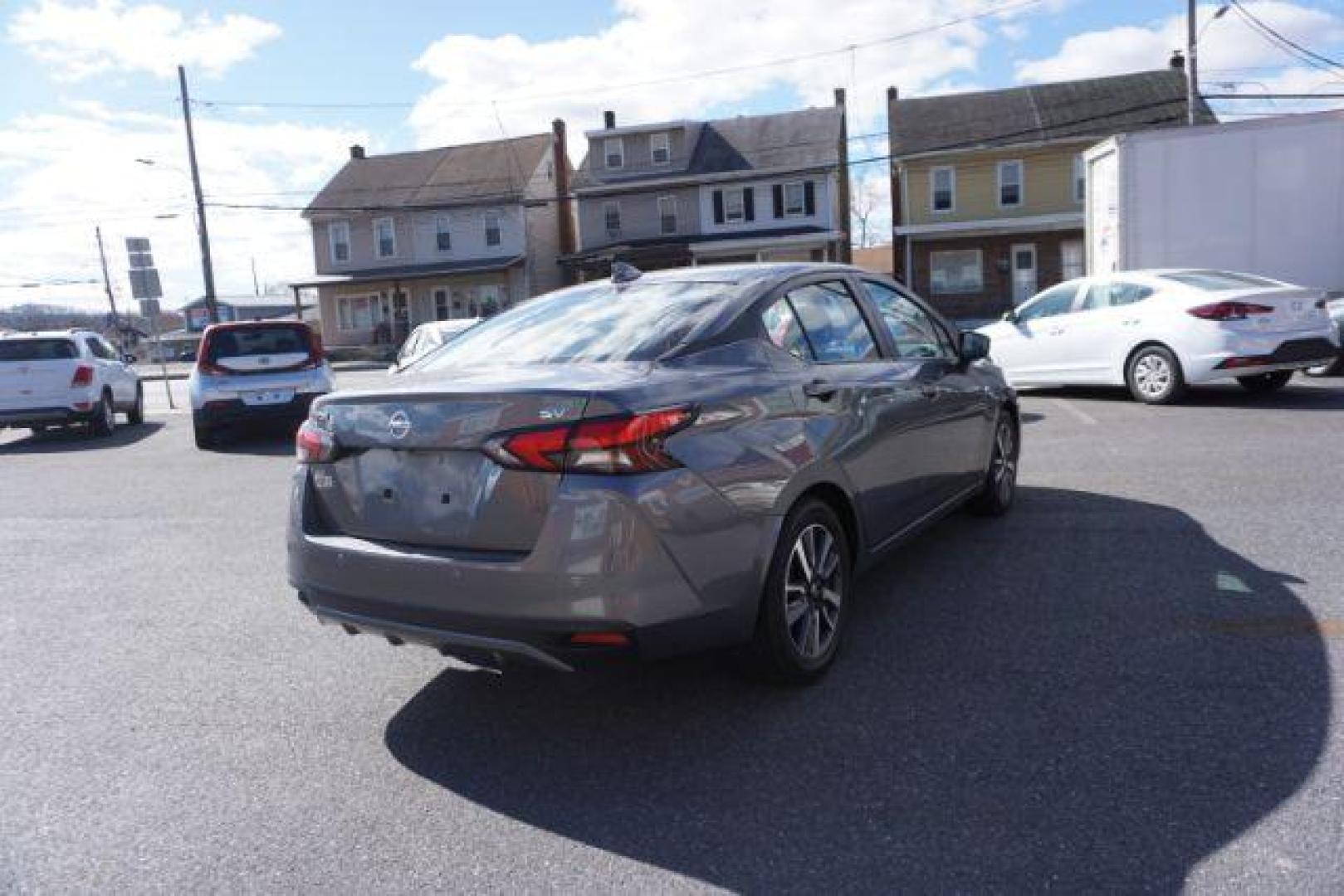 2021 Gun Metallic /Graphite Nissan Versa SV (3N1CN8EV4ML) with an 1.6L L4 DOHC 16V engine, Continuously Variable Transmission transmission, located at 312 Centre Ave, Schuylkill Haven, PA, 17972, (570) 593-5278, 40.638130, -76.177383 - Photo#12