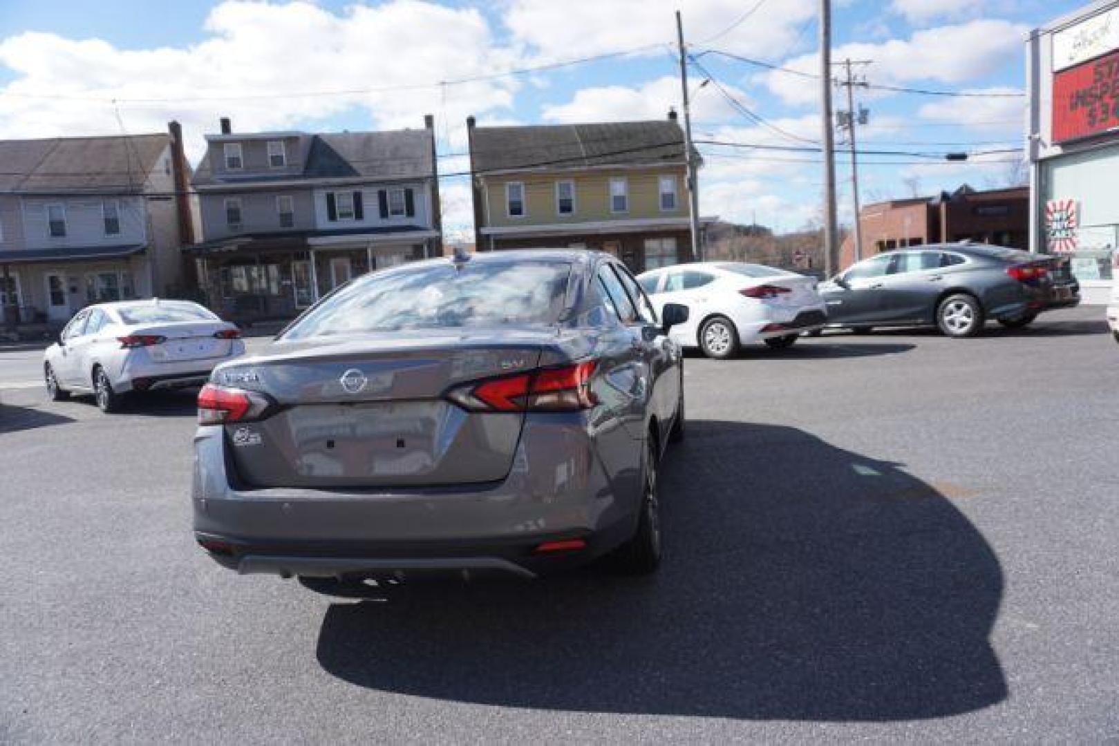 2021 Gun Metallic /Graphite Nissan Versa SV (3N1CN8EV4ML) with an 1.6L L4 DOHC 16V engine, Continuously Variable Transmission transmission, located at 312 Centre Ave, Schuylkill Haven, PA, 17972, (570) 593-5278, 40.638130, -76.177383 - Photo#13