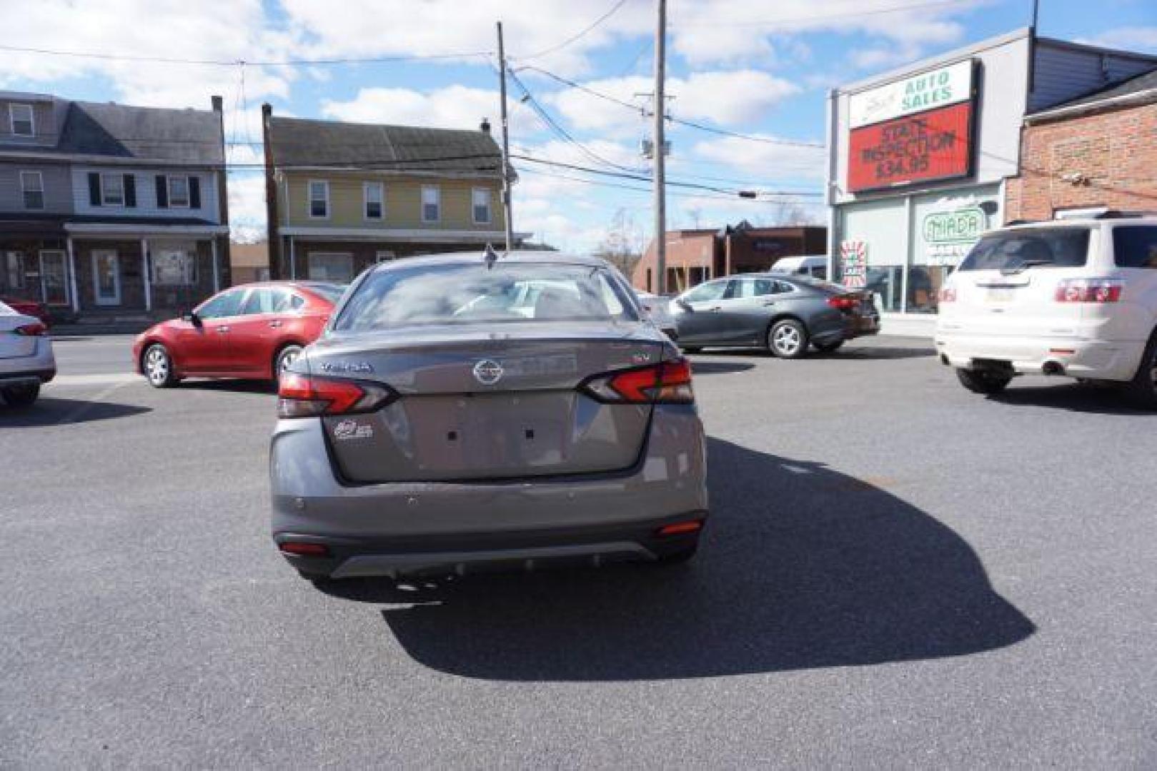 2021 Gun Metallic /Graphite Nissan Versa SV (3N1CN8EV4ML) with an 1.6L L4 DOHC 16V engine, Continuously Variable Transmission transmission, located at 312 Centre Ave, Schuylkill Haven, PA, 17972, (570) 593-5278, 40.638130, -76.177383 - Photo#14