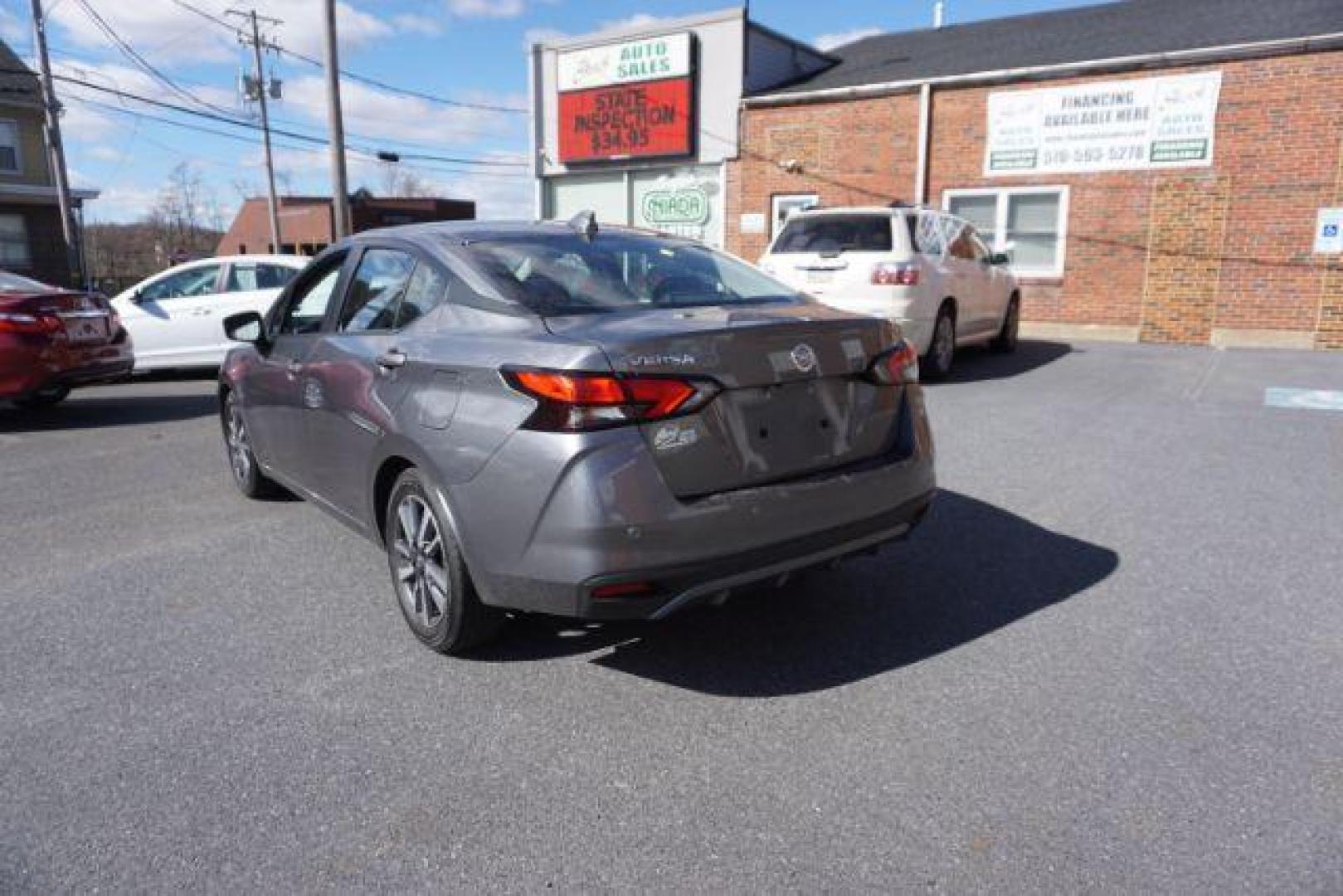 2021 Gun Metallic /Graphite Nissan Versa SV (3N1CN8EV4ML) with an 1.6L L4 DOHC 16V engine, Continuously Variable Transmission transmission, located at 312 Centre Ave, Schuylkill Haven, PA, 17972, (570) 593-5278, 40.638130, -76.177383 - Photo#15