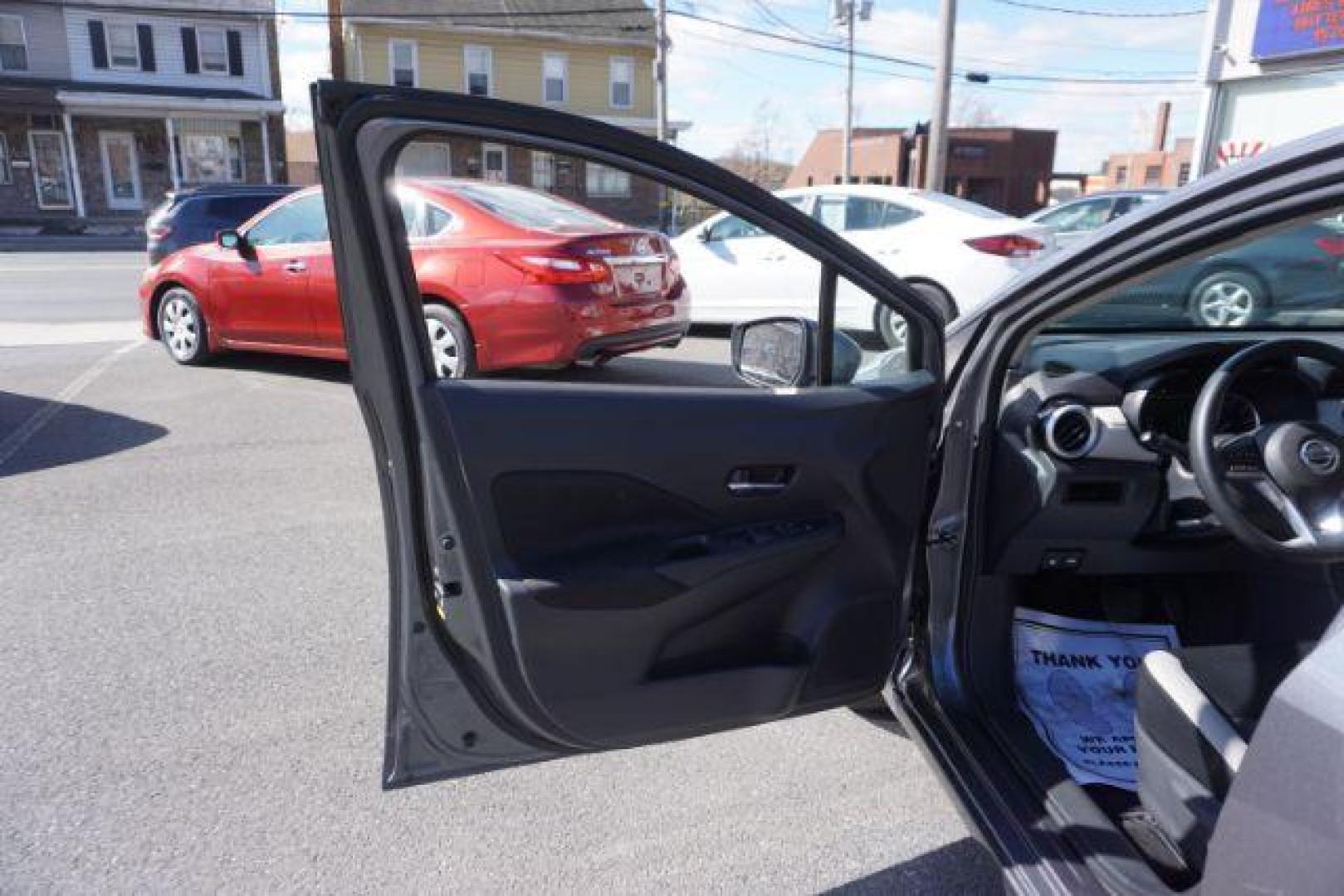 2021 Gun Metallic /Graphite Nissan Versa SV (3N1CN8EV4ML) with an 1.6L L4 DOHC 16V engine, Continuously Variable Transmission transmission, located at 312 Centre Ave, Schuylkill Haven, PA, 17972, (570) 593-5278, 40.638130, -76.177383 - Photo#18