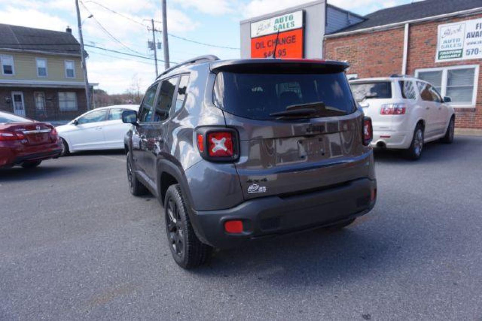 2017 Granite Crystal Metallic Clear Coat /Black, cloth Jeep Renegade Latitude 4WD (ZACCJBBB7HP) with an 2.4L L4 DOHC 16V engine, 6-Speed Manual transmission, located at 312 Centre Ave, Schuylkill Haven, PA, 17972, (570) 593-5278, 40.638130, -76.177383 - back up camera, luggage rack, passive keyless entry, power driver's seat, remote engine starter - Photo#14