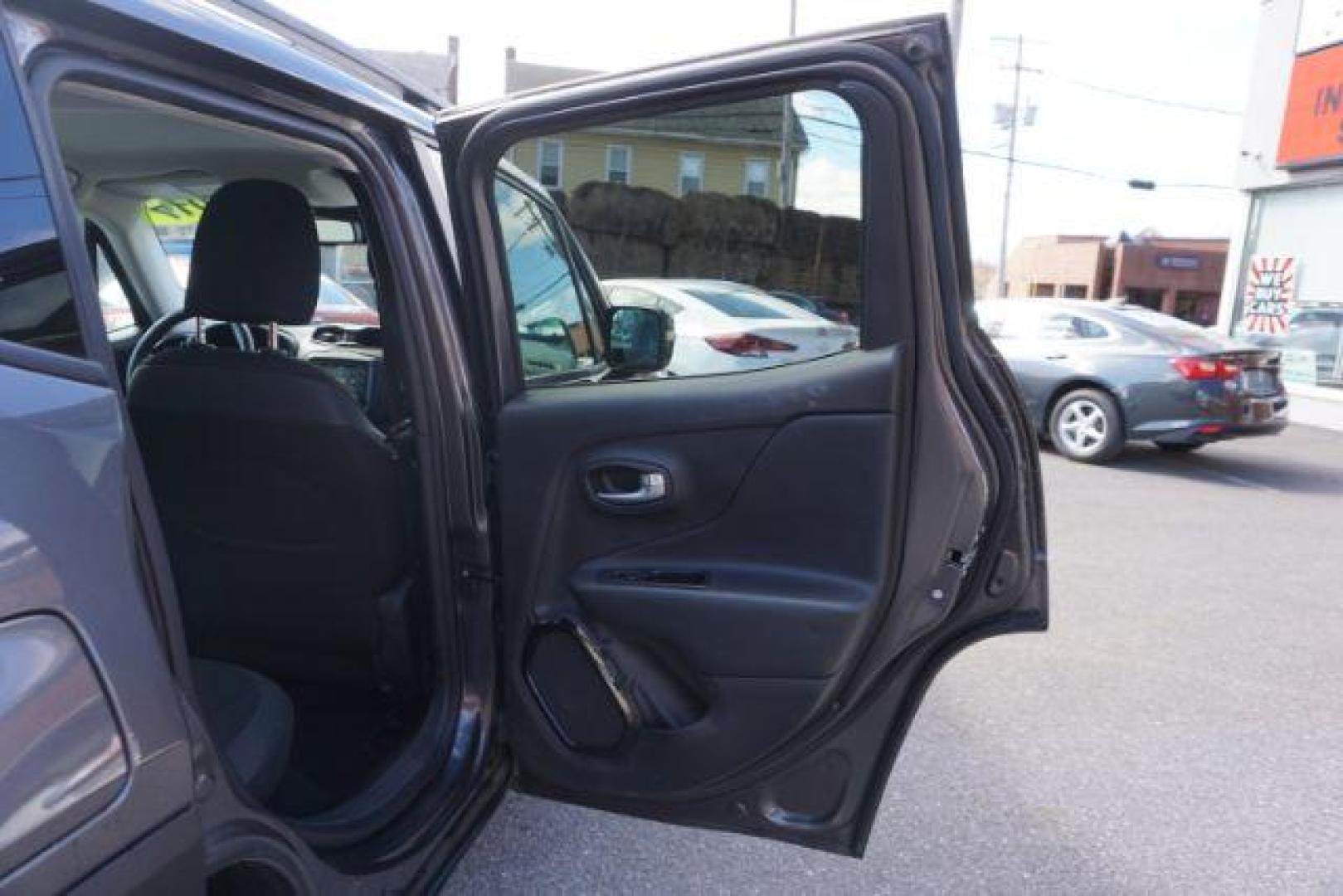 2017 Granite Crystal Metallic Clear Coat /Black, cloth Jeep Renegade Latitude 4WD (ZACCJBBB7HP) with an 2.4L L4 DOHC 16V engine, 6-Speed Manual transmission, located at 312 Centre Ave, Schuylkill Haven, PA, 17972, (570) 593-5278, 40.638130, -76.177383 - back up camera, luggage rack, passive keyless entry, power driver's seat, remote engine starter - Photo#44