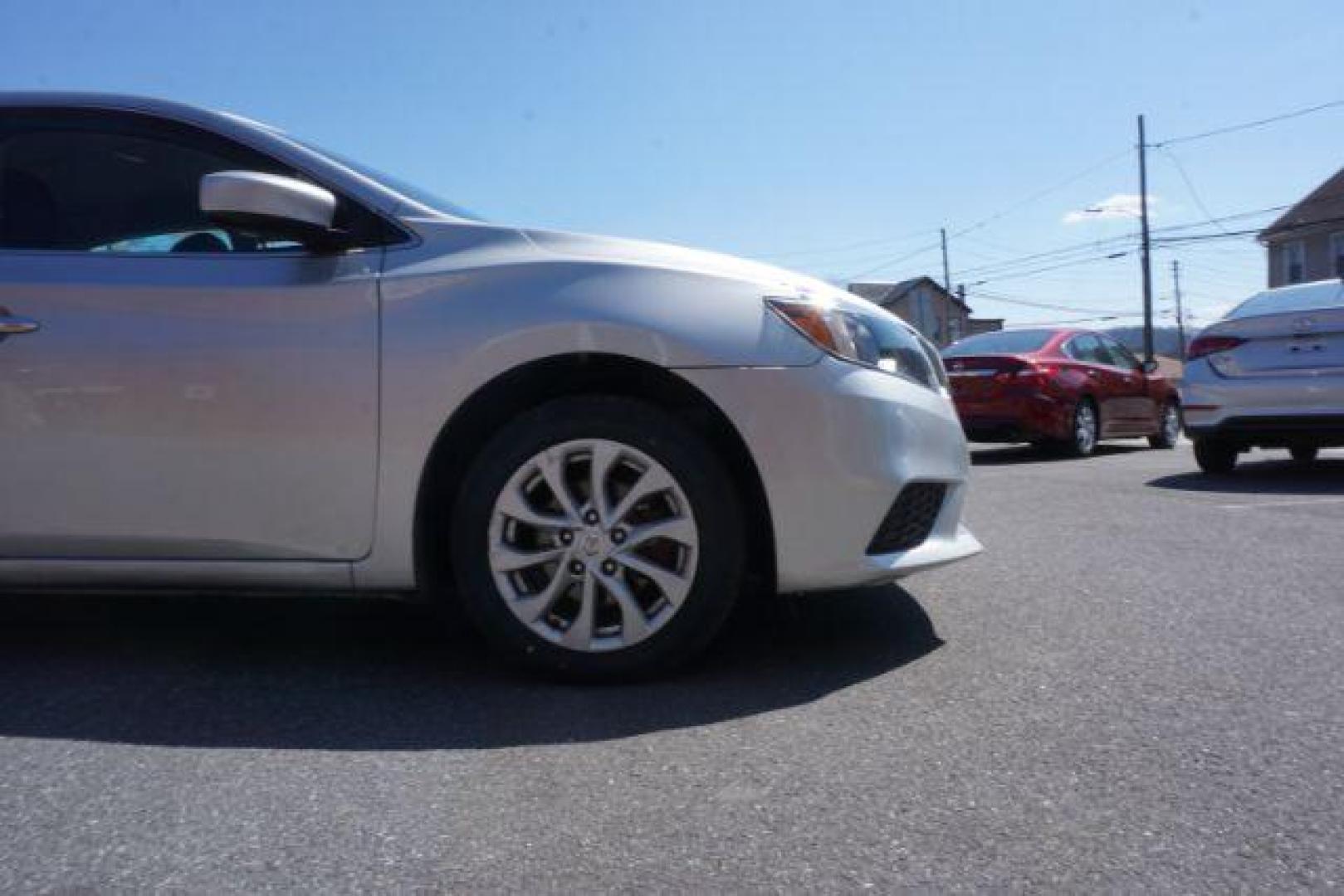 2019 Brilliant Silver /Charcoal, premium cloth Nissan Sentra SV (3N1AB7AP5KY) with an 1.8L L4 SFI DOHC 16V engine, Continuously Variable Transmission transmission, located at 312 Centre Ave, Schuylkill Haven, PA, 17972, (570) 593-5278, 40.638130, -76.177383 - Photo#9