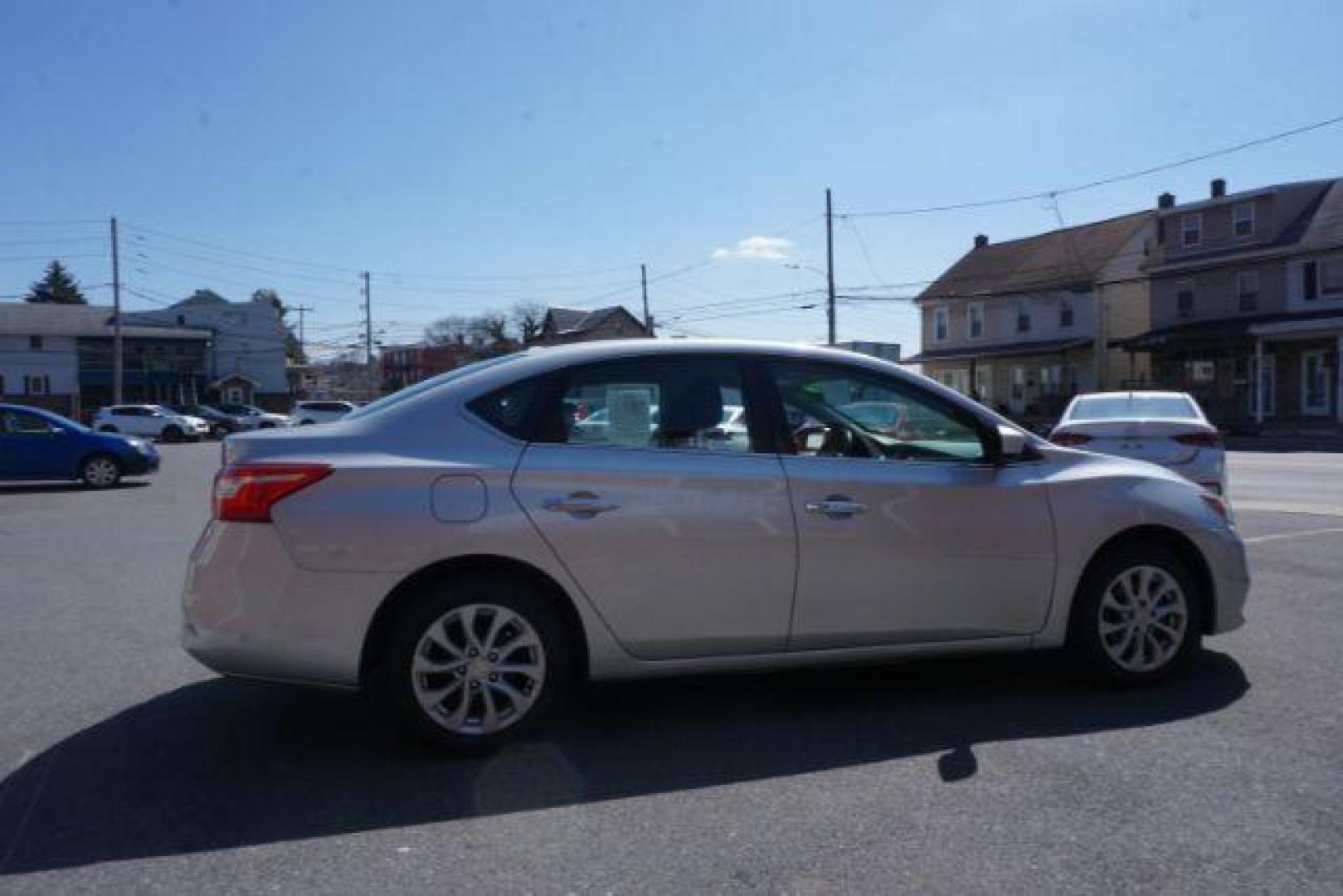 2019 Brilliant Silver /Charcoal, premium cloth Nissan Sentra SV (3N1AB7AP5KY) with an 1.8L L4 SFI DOHC 16V engine, Continuously Variable Transmission transmission, located at 312 Centre Ave, Schuylkill Haven, PA, 17972, (570) 593-5278, 40.638130, -76.177383 - Photo#11