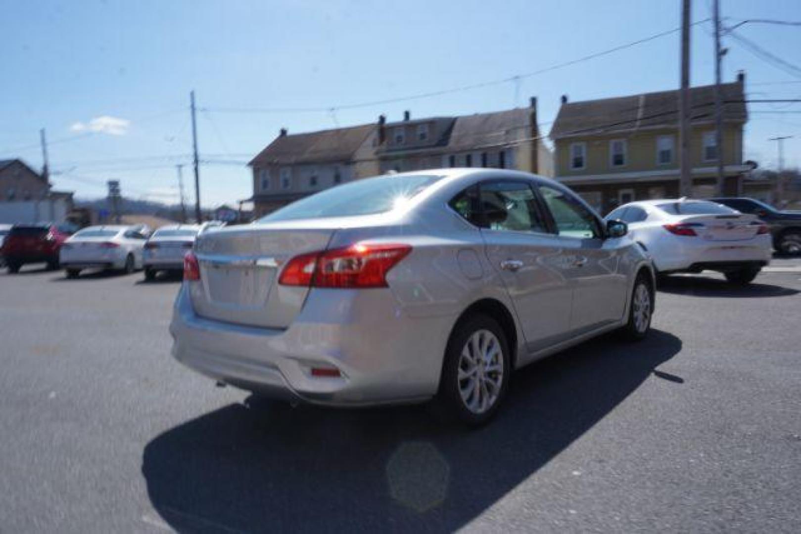 2019 Brilliant Silver /Charcoal, premium cloth Nissan Sentra SV (3N1AB7AP5KY) with an 1.8L L4 SFI DOHC 16V engine, Continuously Variable Transmission transmission, located at 312 Centre Ave, Schuylkill Haven, PA, 17972, (570) 593-5278, 40.638130, -76.177383 - Photo#12