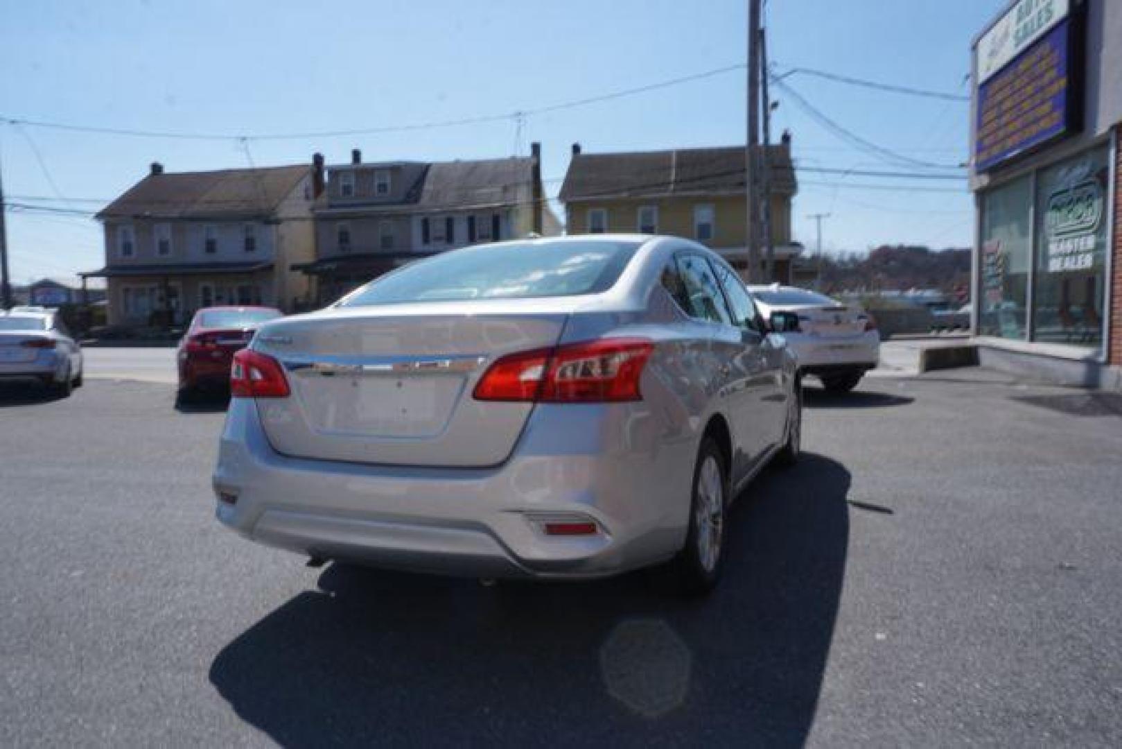 2019 Brilliant Silver /Charcoal, premium cloth Nissan Sentra SV (3N1AB7AP5KY) with an 1.8L L4 SFI DOHC 16V engine, Continuously Variable Transmission transmission, located at 312 Centre Ave, Schuylkill Haven, PA, 17972, (570) 593-5278, 40.638130, -76.177383 - Photo#13