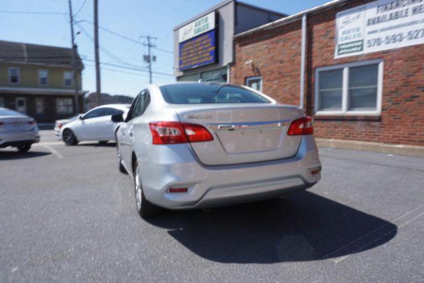 2019 Brilliant Silver /Charcoal, premium cloth Nissan Sentra SV (3N1AB7AP5KY) with an 1.8L L4 SFI DOHC 16V engine, Continuously Variable Transmission transmission, located at 312 Centre Ave, Schuylkill Haven, PA, 17972, (570) 593-5278, 40.638130, -76.177383 - Photo#15