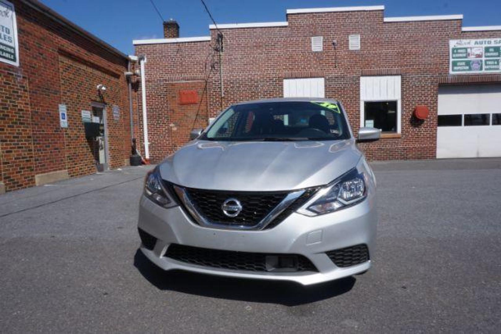 2019 Brilliant Silver /Charcoal, premium cloth Nissan Sentra SV (3N1AB7AP5KY) with an 1.8L L4 SFI DOHC 16V engine, Continuously Variable Transmission transmission, located at 312 Centre Ave, Schuylkill Haven, PA, 17972, (570) 593-5278, 40.638130, -76.177383 - Photo#4