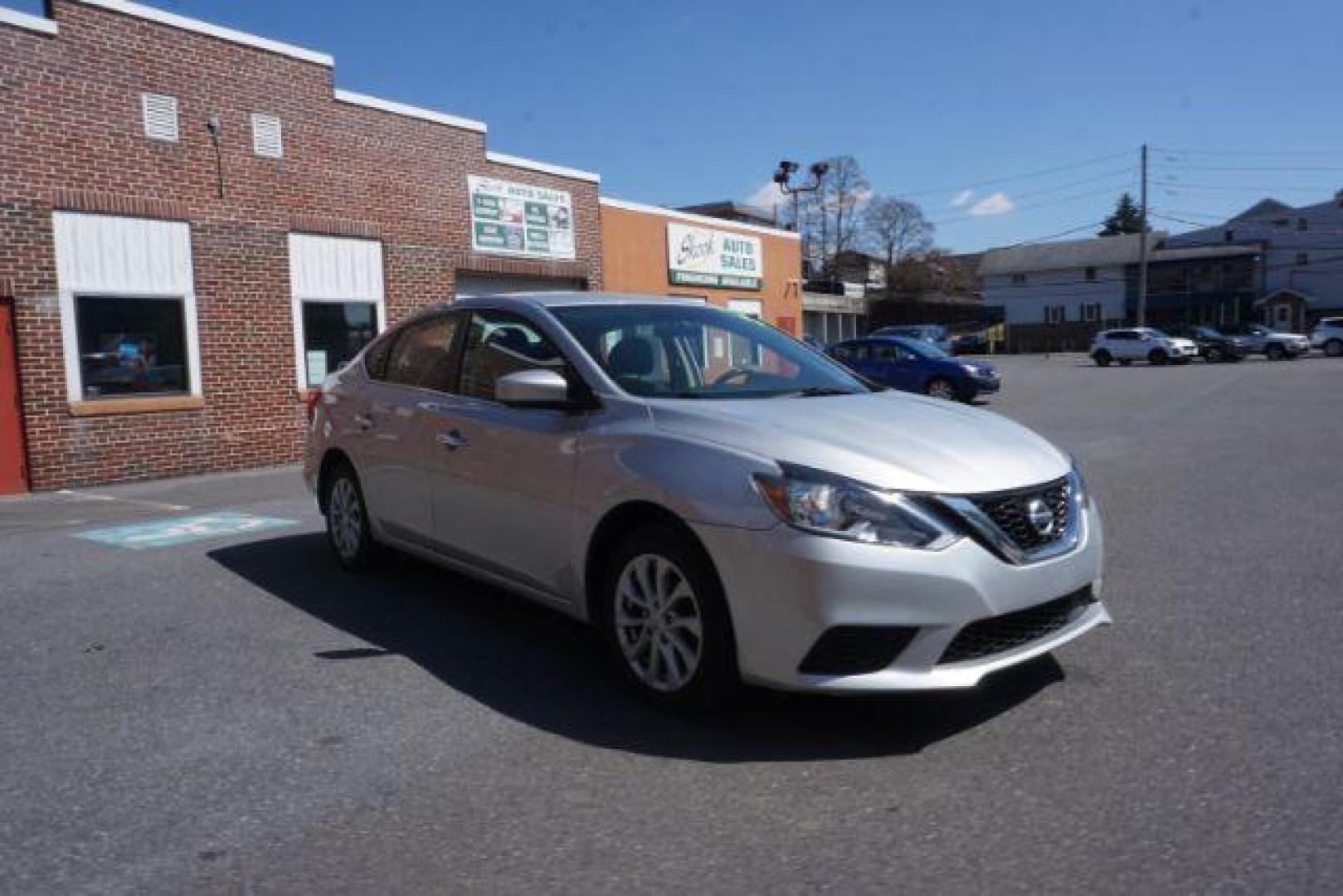 2019 Brilliant Silver /Charcoal, premium cloth Nissan Sentra SV (3N1AB7AP5KY) with an 1.8L L4 SFI DOHC 16V engine, Continuously Variable Transmission transmission, located at 312 Centre Ave, Schuylkill Haven, PA, 17972, (570) 593-5278, 40.638130, -76.177383 - Photo#8