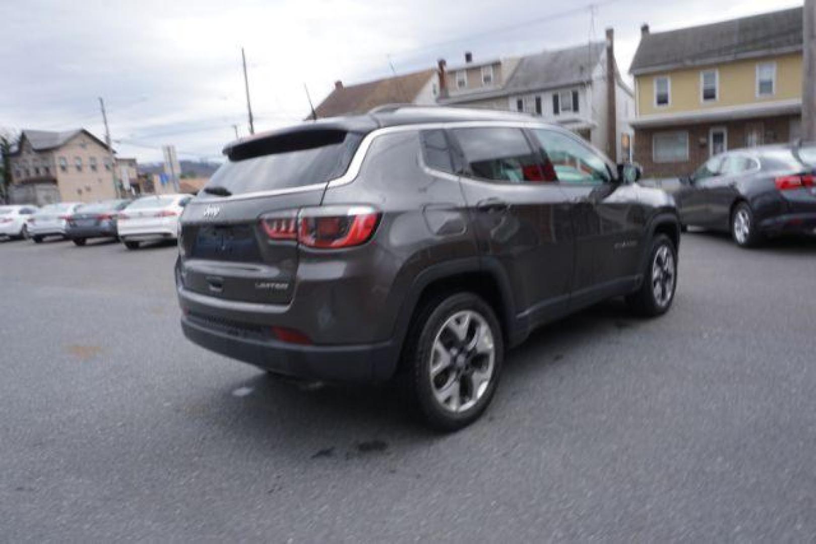 2018 Granite Crystal Metallic Clear Coat/Black Clear Co /Black, leather Jeep Compass Limited 4WD (3C4NJDCB5JT) with an 2.4L L4 DOHC 16V engine, Continuously Variable Transmission transmission, located at 312 Centre Ave, Schuylkill Haven, PA, 17972, (570) 593-5278, 40.638130, -76.177383 - collision avoidance, HID headlamps, luggage rack, power liftgate, power sunroof - Photo#12