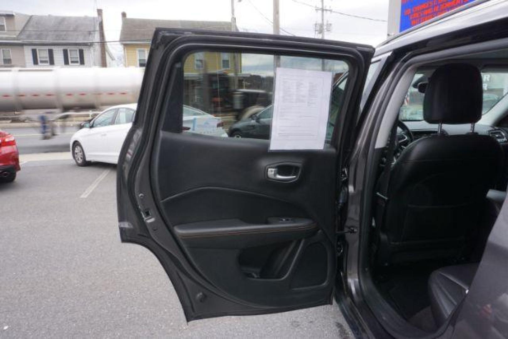 2018 Granite Crystal Metallic Clear Coat/Black Clear Co /Black, leather Jeep Compass Limited 4WD (3C4NJDCB5JT) with an 2.4L L4 DOHC 16V engine, Continuously Variable Transmission transmission, located at 312 Centre Ave, Schuylkill Haven, PA, 17972, (570) 593-5278, 40.638130, -76.177383 - collision avoidance, HID headlamps, luggage rack, power liftgate, power sunroof - Photo#36