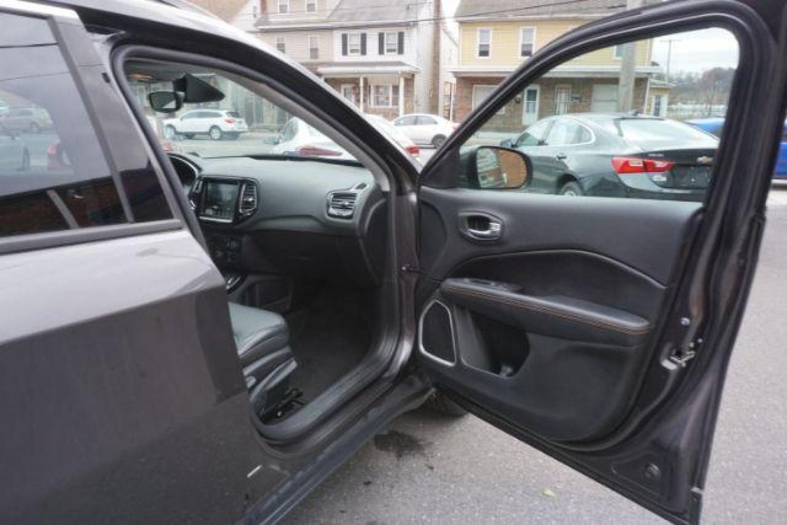 2018 Granite Crystal Metallic Clear Coat/Black Clear Co /Black, leather Jeep Compass Limited 4WD (3C4NJDCB5JT) with an 2.4L L4 DOHC 16V engine, Continuously Variable Transmission transmission, located at 312 Centre Ave, Schuylkill Haven, PA, 17972, (570) 593-5278, 40.638130, -76.177383 - collision avoidance, HID headlamps, luggage rack, power liftgate, power sunroof - Photo#49