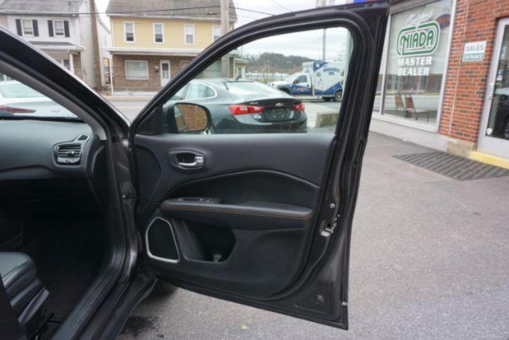 2018 Granite Crystal Metallic Clear Coat/Black Clear Co /Black, leather Jeep Compass Limited 4WD (3C4NJDCB5JT) with an 2.4L L4 DOHC 16V engine, Continuously Variable Transmission transmission, located at 312 Centre Ave, Schuylkill Haven, PA, 17972, (570) 593-5278, 40.638130, -76.177383 - collision avoidance, HID headlamps, luggage rack, power liftgate, power sunroof - Photo#50