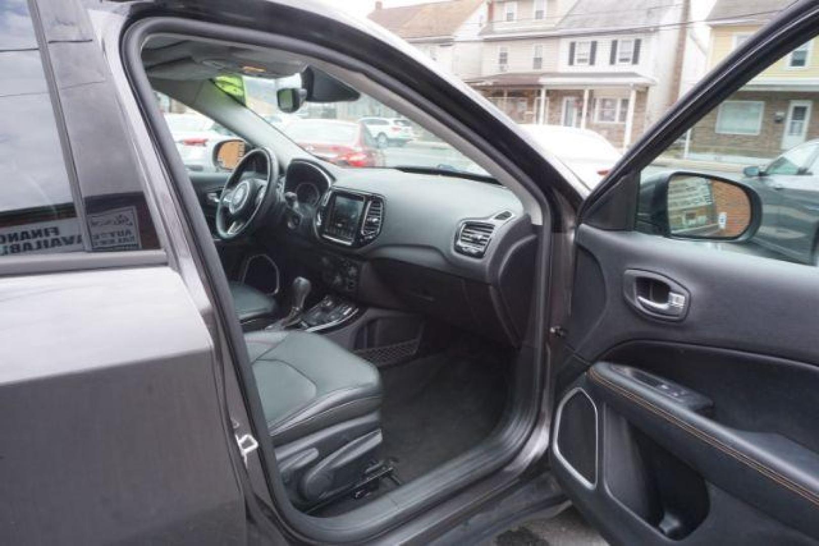 2018 Granite Crystal Metallic Clear Coat/Black Clear Co /Black, leather Jeep Compass Limited 4WD (3C4NJDCB5JT) with an 2.4L L4 DOHC 16V engine, Continuously Variable Transmission transmission, located at 312 Centre Ave, Schuylkill Haven, PA, 17972, (570) 593-5278, 40.638130, -76.177383 - collision avoidance, HID headlamps, luggage rack, power liftgate, power sunroof - Photo#51