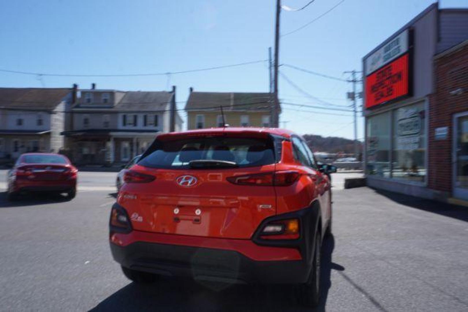 2019 Sunset Orange /Black, cloth Hyundai Kona SE AWD (KM8K1CAA3KU) with an 2.0L L4 DOHC 16V engine, 6-Speed Automatic transmission, located at 312 Centre Ave, Schuylkill Haven, PA, 17972, (570) 593-5278, 40.638130, -76.177383 - Photo#13