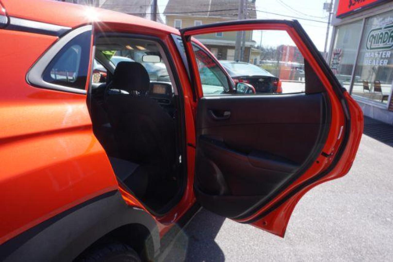 2019 Sunset Orange /Black, cloth Hyundai Kona SE AWD (KM8K1CAA3KU) with an 2.0L L4 DOHC 16V engine, 6-Speed Automatic transmission, located at 312 Centre Ave, Schuylkill Haven, PA, 17972, (570) 593-5278, 40.638130, -76.177383 - Photo#40