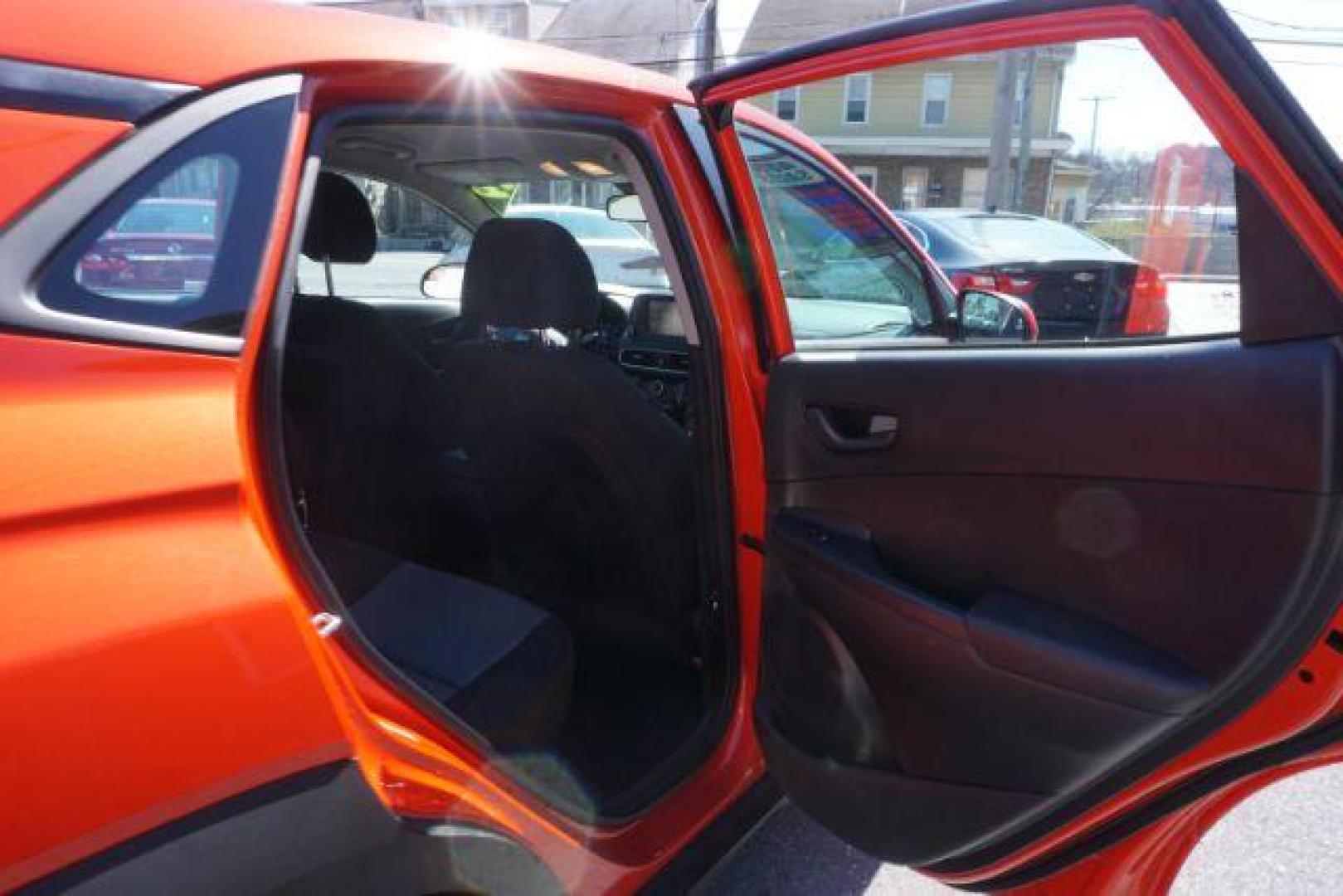 2019 Sunset Orange /Black, cloth Hyundai Kona SE AWD (KM8K1CAA3KU) with an 2.0L L4 DOHC 16V engine, 6-Speed Automatic transmission, located at 312 Centre Ave, Schuylkill Haven, PA, 17972, (570) 593-5278, 40.638130, -76.177383 - Photo#42