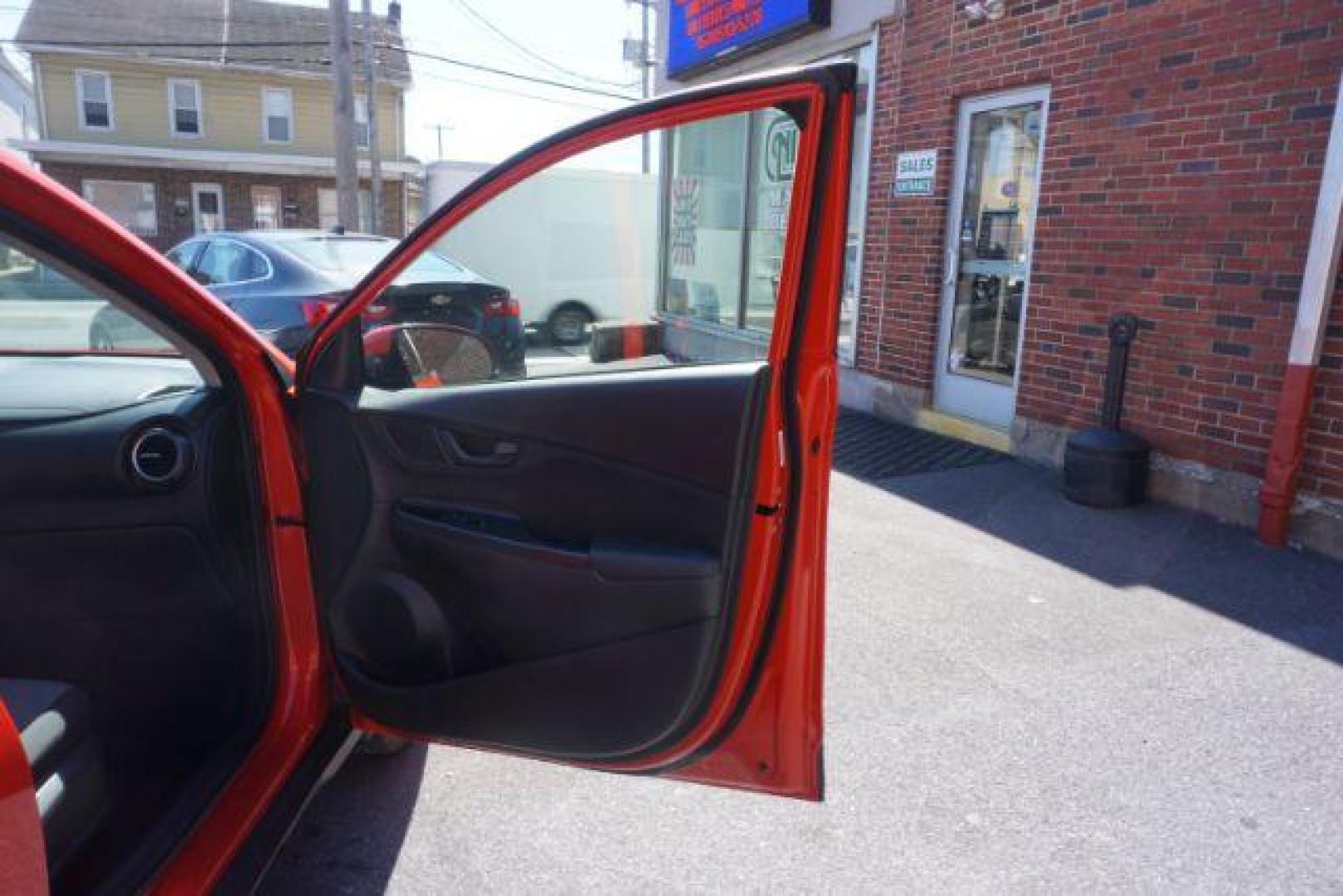 2019 Sunset Orange /Black, cloth Hyundai Kona SE AWD (KM8K1CAA3KU) with an 2.0L L4 DOHC 16V engine, 6-Speed Automatic transmission, located at 312 Centre Ave, Schuylkill Haven, PA, 17972, (570) 593-5278, 40.638130, -76.177383 - Photo#46