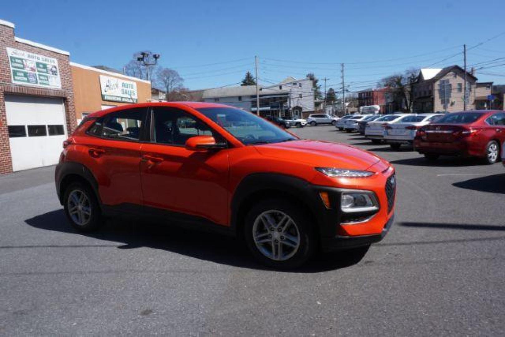 2019 Sunset Orange /Black, cloth Hyundai Kona SE AWD (KM8K1CAA3KU) with an 2.0L L4 DOHC 16V engine, 6-Speed Automatic transmission, located at 312 Centre Ave, Schuylkill Haven, PA, 17972, (570) 593-5278, 40.638130, -76.177383 - Photo#8