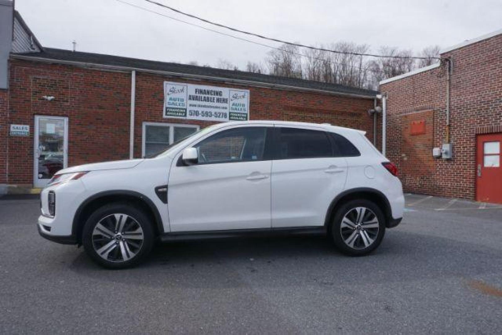 2021 Diamond White Pearl /Black Mitsubishi Outlander Sport 2.0 ES AWD (JA4ARUAU5MU) with an 2.0L L4 DOHC 16V engine, Continuously Variable Transmission transmission, located at 312 Centre Ave, Schuylkill Haven, PA, 17972, (570) 593-5278, 40.638130, -76.177383 - rear parking sensors - Photo#0