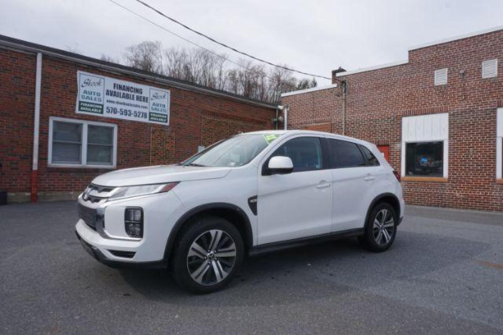 2021 Diamond White Pearl /Black Mitsubishi Outlander Sport 2.0 ES AWD (JA4ARUAU5MU) with an 2.0L L4 DOHC 16V engine, Continuously Variable Transmission transmission, located at 312 Centre Ave, Schuylkill Haven, PA, 17972, (570) 593-5278, 40.638130, -76.177383 - rear parking sensors - Photo#3