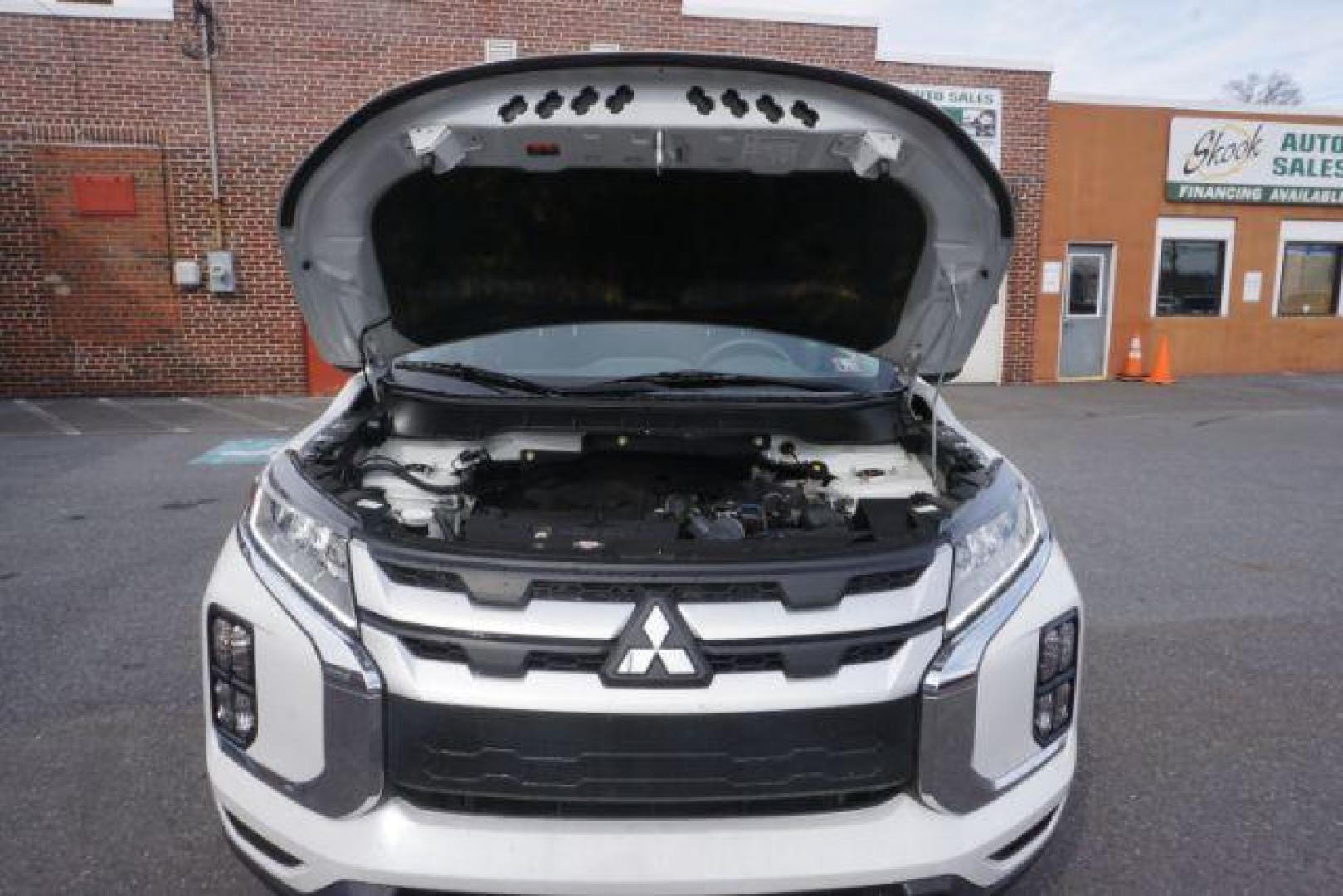 2021 Diamond White Pearl /Black Mitsubishi Outlander Sport 2.0 ES AWD (JA4ARUAU5MU) with an 2.0L L4 DOHC 16V engine, Continuously Variable Transmission transmission, located at 312 Centre Ave, Schuylkill Haven, PA, 17972, (570) 593-5278, 40.638130, -76.177383 - rear parking sensors - Photo#54