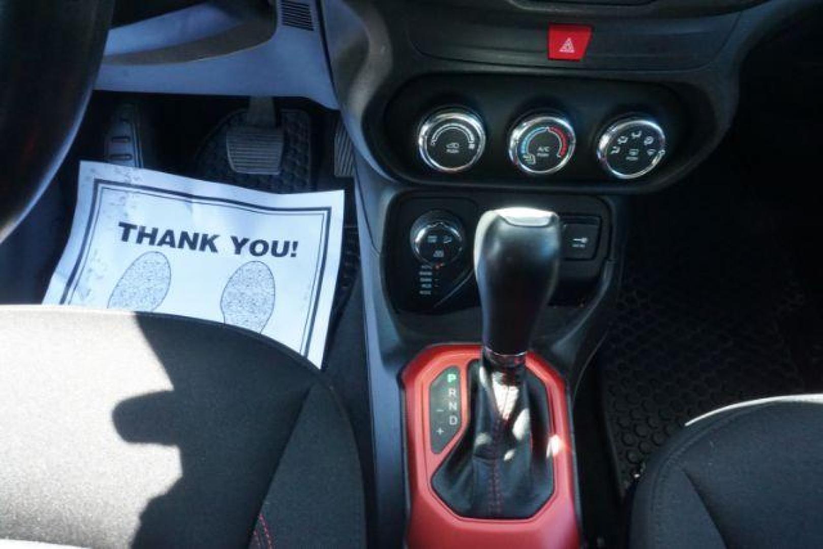 2017 Alpine White /Black, premium cloth Jeep Renegade Trailhawk (ZACCJBCB8HP) with an 2.4L L4 DOHC 16V engine, 9-Speed Automatic transmission, located at 312 Centre Ave, Schuylkill Haven, PA, 17972, (570) 593-5278, 40.638130, -76.177383 - luggage rack, passive keyless entry - Photo#28