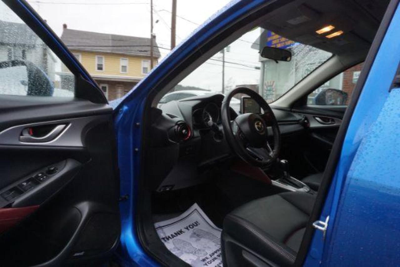 2017 Dynamic Blue Mica /Black Mazda CX-3 Touring AWD (JM1DKFC77H0) with an 2.0L L4 DOHC 16V engine, 6-Speed Automatic transmission, located at 312 Centre Ave, Schuylkill Haven, PA, 17972, (570) 593-5278, 40.638130, -76.177383 - Bose premium sound, Navigation, Rear Parking Sensors - Photo#15