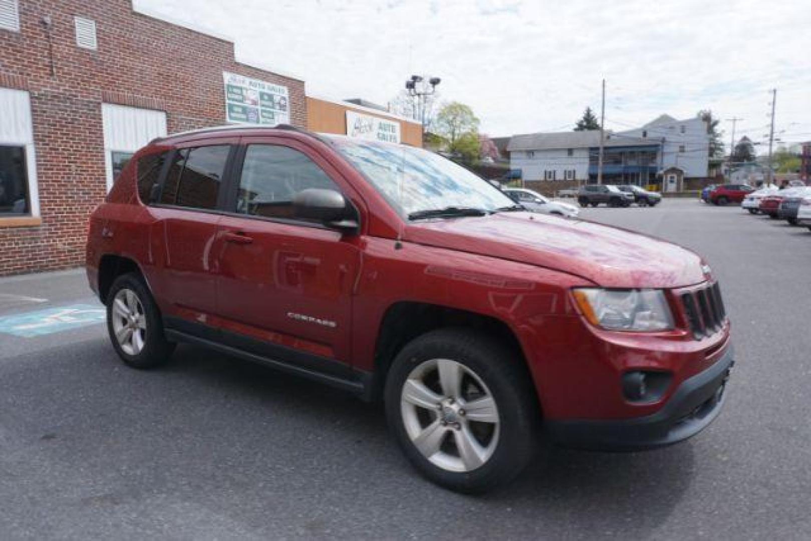 2012 Deep Cherry Red Crys Jeep Compass Sport 4WD (1C4NJDBB6CD) with an 2.4L L4 DOHC 16V engine, Continuously Variabl transmission, located at 312 Centre Ave, Schuylkill Haven, PA, 17972, (570) 593-5278, 40.638130, -76.177383 - Photo#17