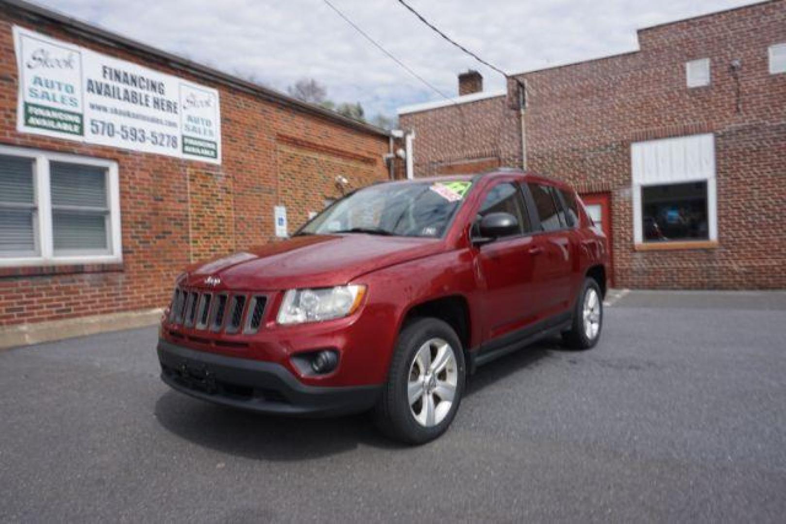 2012 Deep Cherry Red Crys Jeep Compass Sport 4WD (1C4NJDBB6CD) with an 2.4L L4 DOHC 16V engine, Continuously Variabl transmission, located at 312 Centre Ave, Schuylkill Haven, PA, 17972, (570) 593-5278, 40.638130, -76.177383 - Photo#3