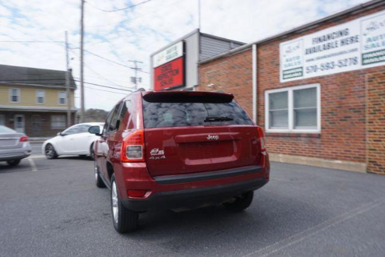 2012 Deep Cherry Red Crys Jeep Compass Sport 4WD (1C4NJDBB6CD) with an 2.4L L4 DOHC 16V engine, Continuously Variabl transmission, located at 312 Centre Ave, Schuylkill Haven, PA, 17972, (570) 593-5278, 40.638130, -76.177383 - Photo#8