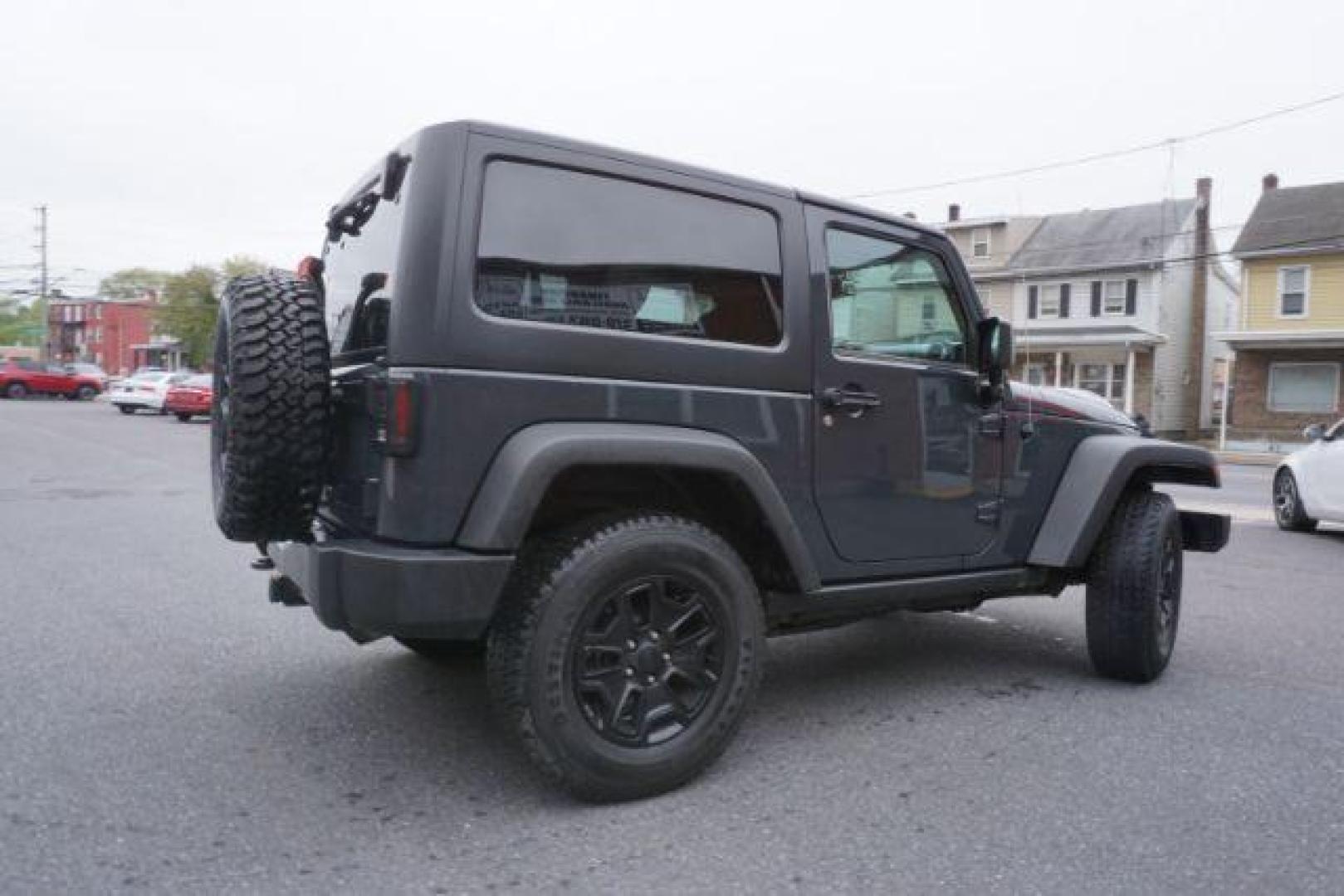 2017 Black Clear Coat Jeep Wrangler Sport 4WD (1C4AJWAG1HL) with an 3.6L V6 DOHC 24V FFV engine, 5-Speed Automatic transmission, located at 312 Centre Ave, Schuylkill Haven, PA, 17972, (570) 593-5278, 40.638130, -76.177383 - hard top, locking/limited slip differential, towing package - Photo#13