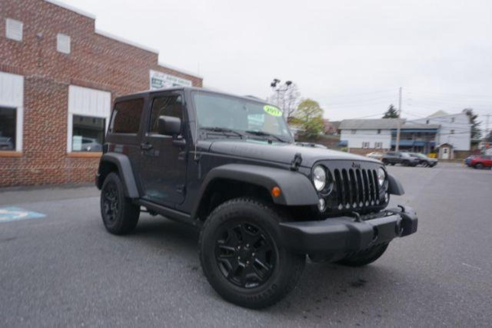 2017 Black Clear Coat Jeep Wrangler Sport 4WD (1C4AJWAG1HL) with an 3.6L V6 DOHC 24V FFV engine, 5-Speed Automatic transmission, located at 312 Centre Ave, Schuylkill Haven, PA, 17972, (570) 593-5278, 40.638130, -76.177383 - hard top, locking/limited slip differential, towing package - Photo#18