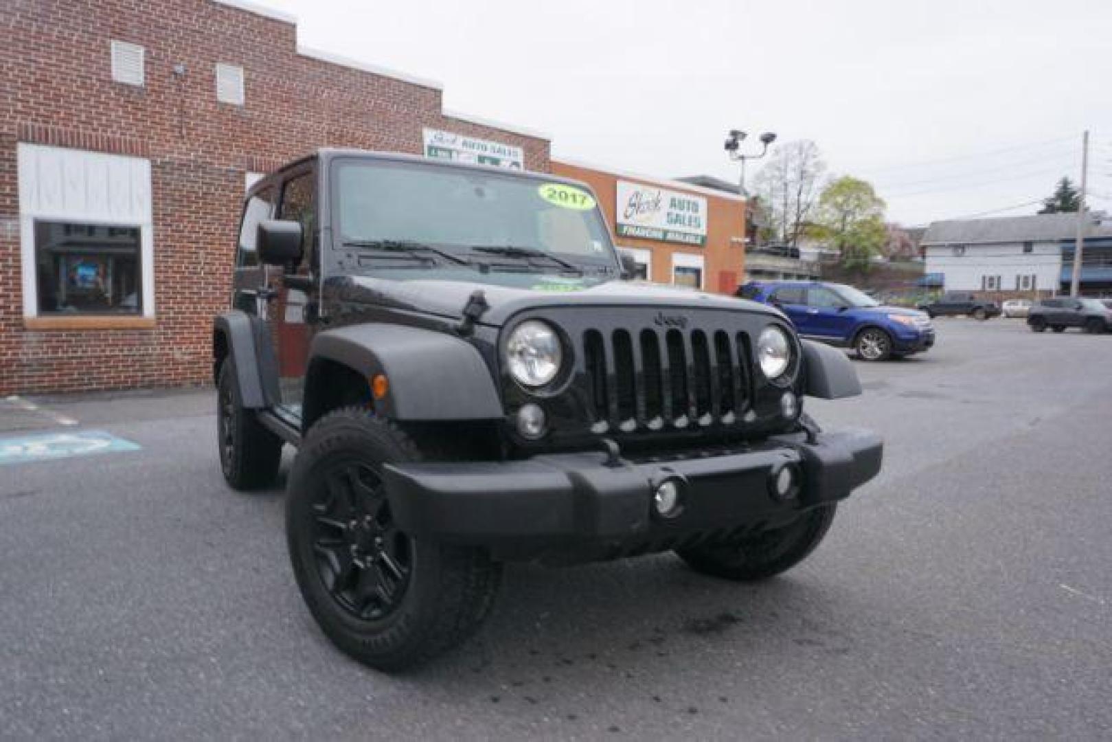 2017 Black Clear Coat Jeep Wrangler Sport 4WD (1C4AJWAG1HL) with an 3.6L V6 DOHC 24V FFV engine, 5-Speed Automatic transmission, located at 312 Centre Ave, Schuylkill Haven, PA, 17972, (570) 593-5278, 40.638130, -76.177383 - hard top, locking/limited slip differential, towing package - Photo#19