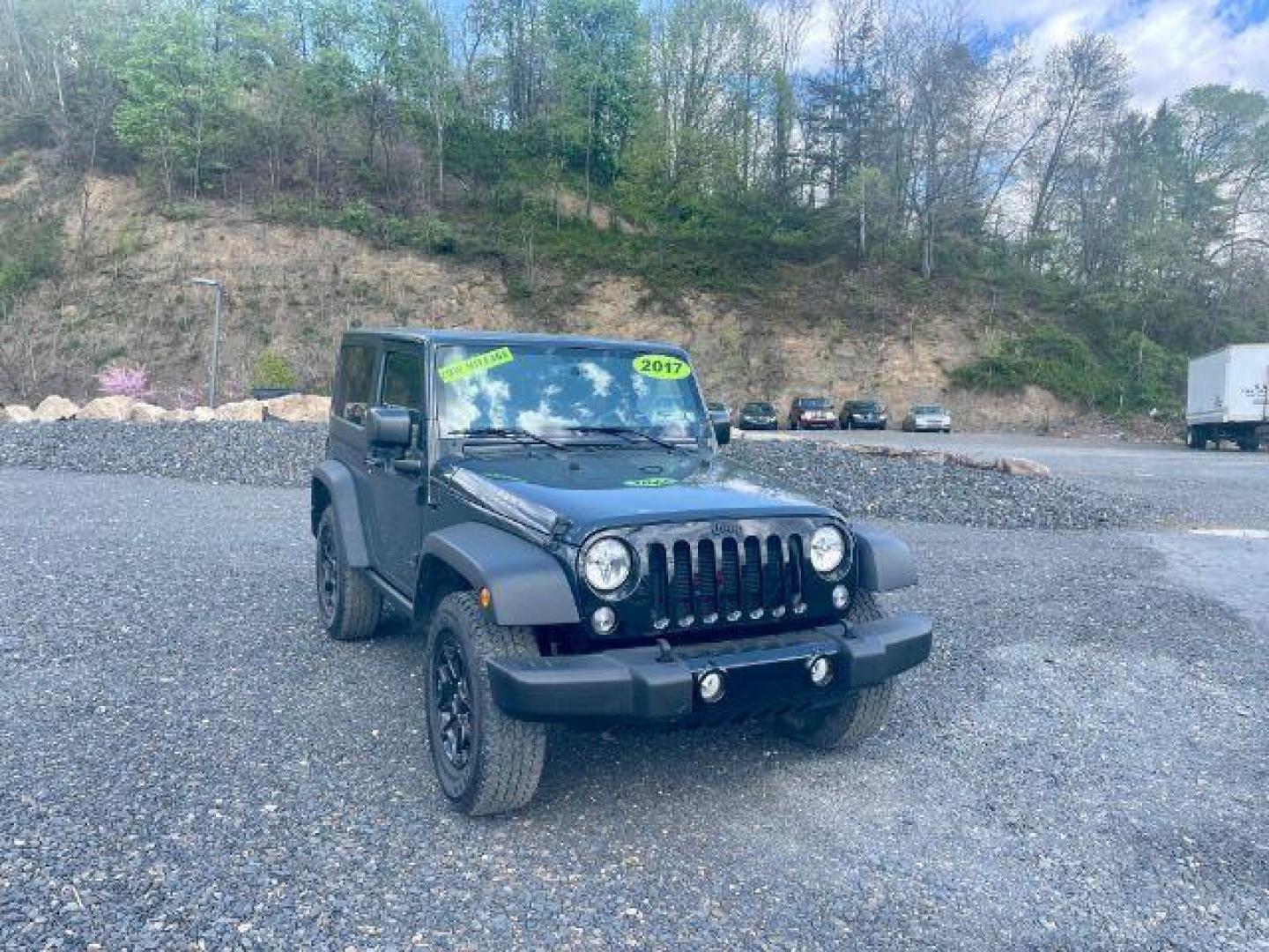 2017 Black Clear Coat Jeep Wrangler Sport 4WD (1C4AJWAG1HL) with an 3.6L V6 DOHC 24V FFV engine, 5-Speed Automatic transmission, located at 312 Centre Ave, Schuylkill Haven, PA, 17972, (570) 593-5278, 40.638130, -76.177383 - hard top, locking/limited slip differential, towing package - Photo#2