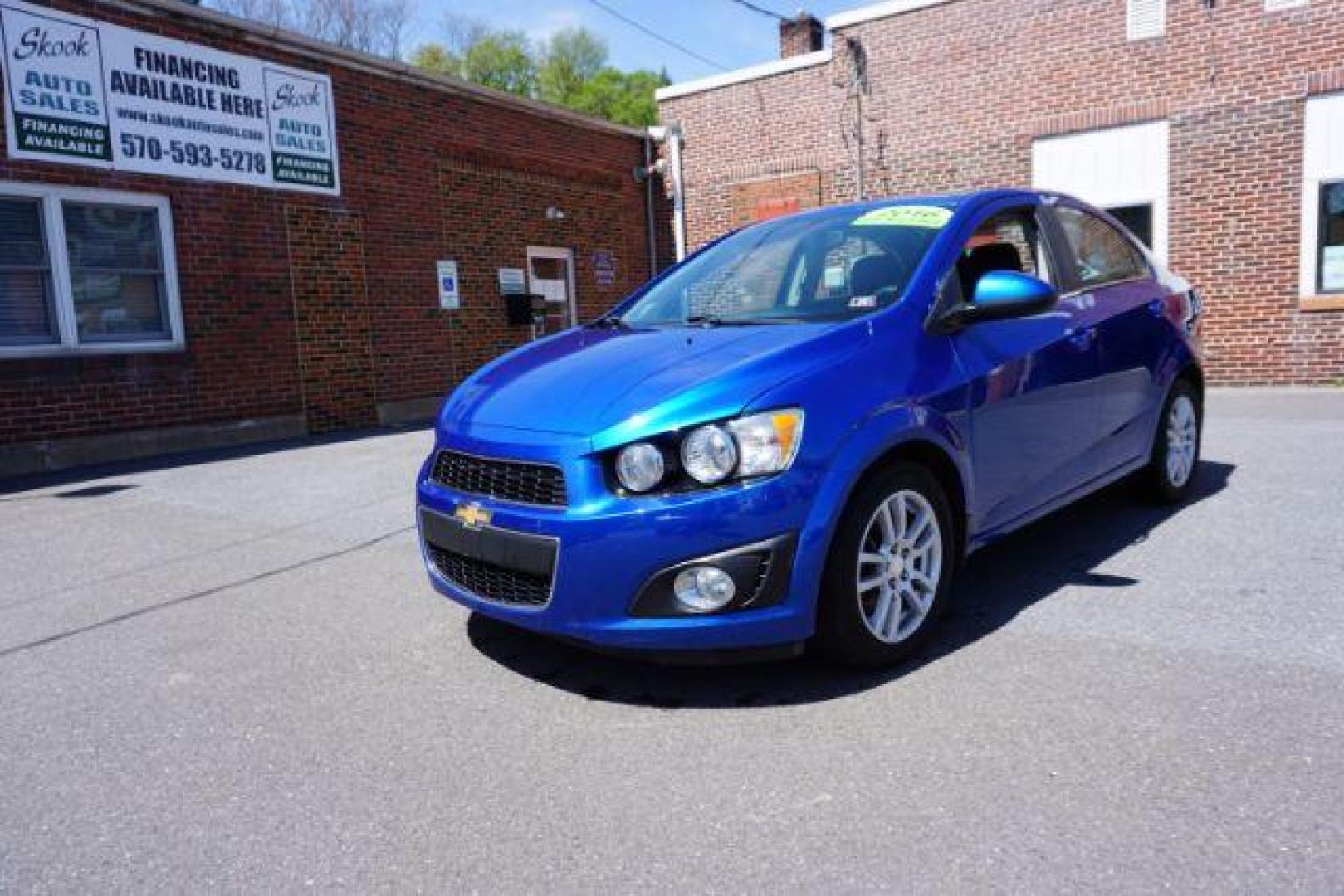 2016 Kinetic Blue Metallic Chevrolet Sonic LT Auto Sedan (1G1JC5SG5G4) with an 1.8L L4 DOHC 24V engine, 6-Speed Automatic transmission, located at 312 Centre Ave, Schuylkill Haven, PA, 17972, (570) 593-5278, 40.638130, -76.177383 - backup camera, fog lights - Photo#2