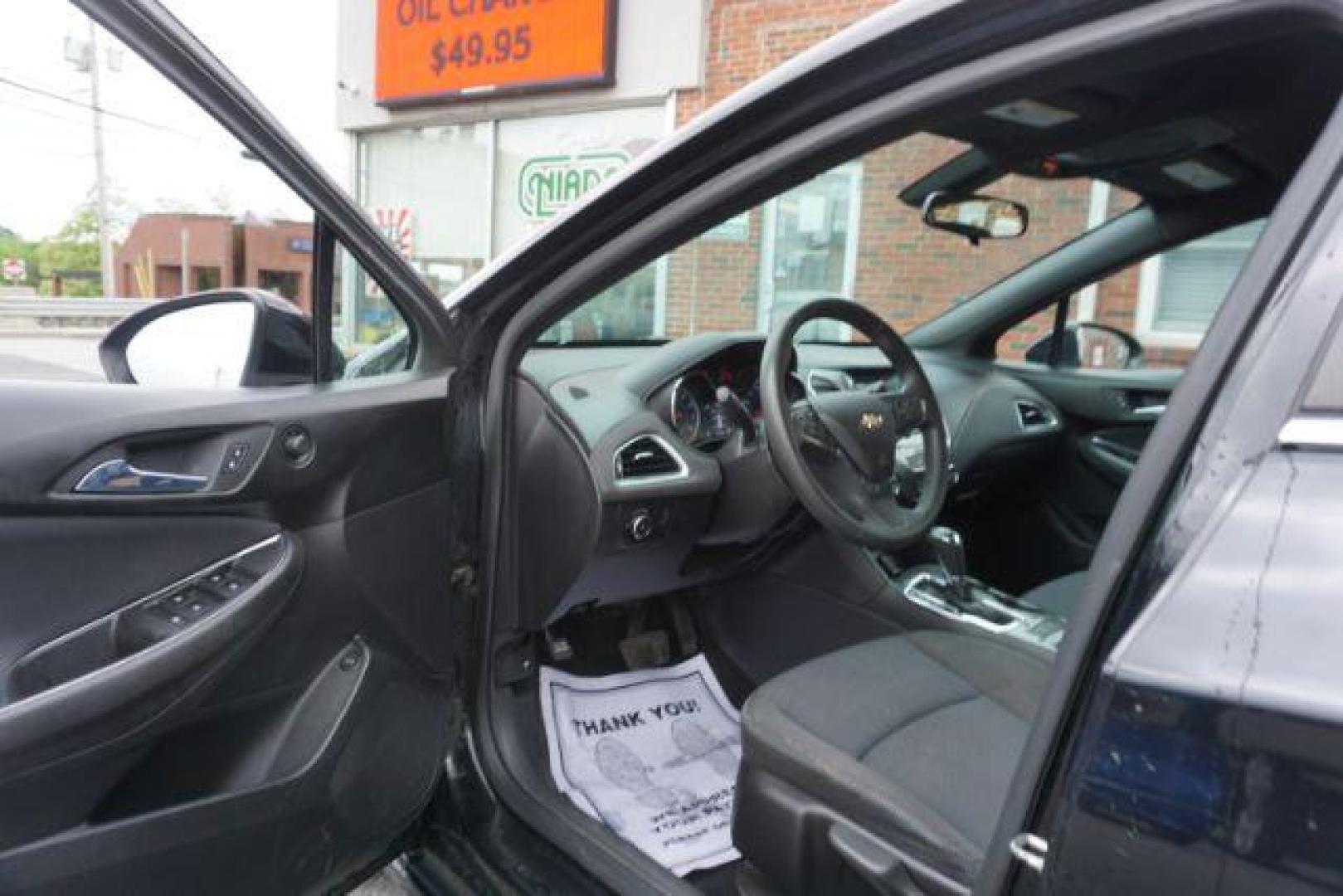 2016 Mosaic Black Metallic Chevrolet Cruze LT Auto (1G1BE5SM3G7) with an 1.4L L4 DOHC 16V TURBO engine, 6-Speed Automatic transmission, located at 312 Centre Ave, Schuylkill Haven, PA, 17972, (570) 593-5278, 40.638130, -76.177383 - aluminum/alloy wheels, fog lights - Photo#17