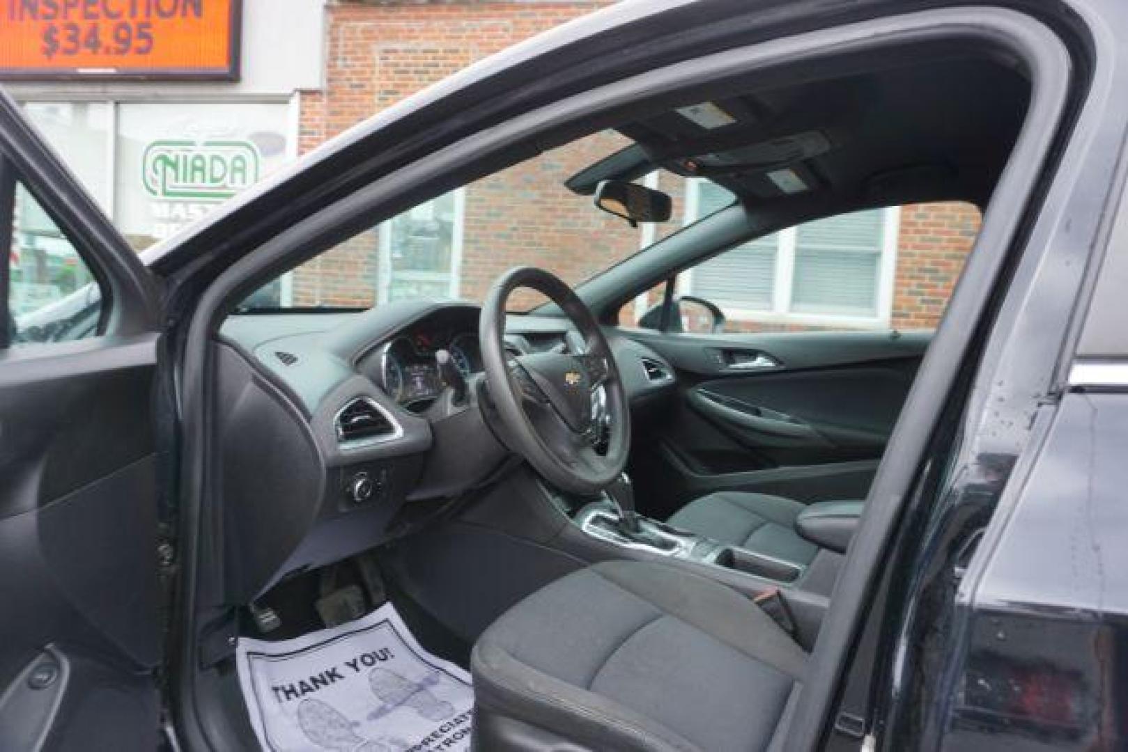 2016 Mosaic Black Metallic Chevrolet Cruze LT Auto (1G1BE5SM3G7) with an 1.4L L4 DOHC 16V TURBO engine, 6-Speed Automatic transmission, located at 312 Centre Ave, Schuylkill Haven, PA, 17972, (570) 593-5278, 40.638130, -76.177383 - aluminum/alloy wheels, fog lights - Photo#18