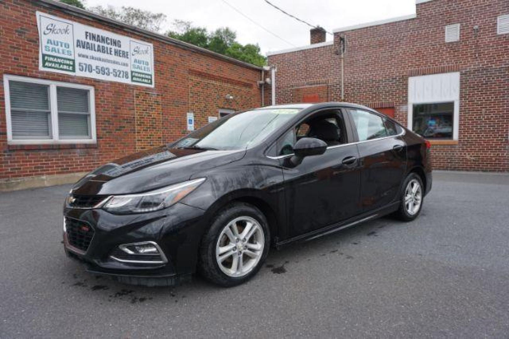 2016 Mosaic Black Metallic Chevrolet Cruze LT Auto (1G1BE5SM3G7) with an 1.4L L4 DOHC 16V TURBO engine, 6-Speed Automatic transmission, located at 312 Centre Ave, Schuylkill Haven, PA, 17972, (570) 593-5278, 40.638130, -76.177383 - aluminum/alloy wheels, fog lights - Photo#1