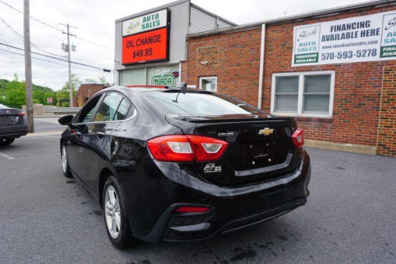 2016 Mosaic Black Metallic Chevrolet Cruze LT Auto (1G1BE5SM3G7) with an 1.4L L4 DOHC 16V TURBO engine, 6-Speed Automatic transmission, located at 312 Centre Ave, Schuylkill Haven, PA, 17972, (570) 593-5278, 40.638130, -76.177383 - aluminum/alloy wheels, fog lights - Photo#6